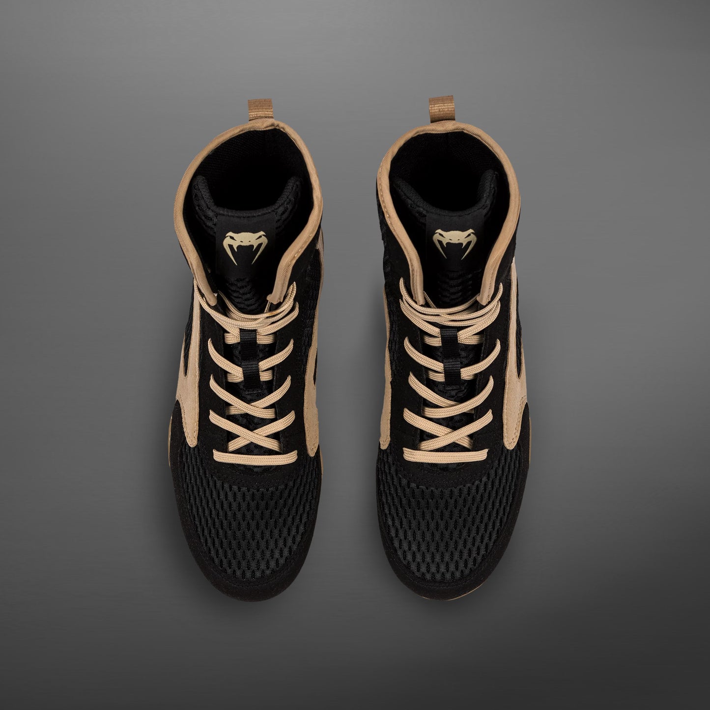 Venum Contender Boxing Shoes - Black/Sand