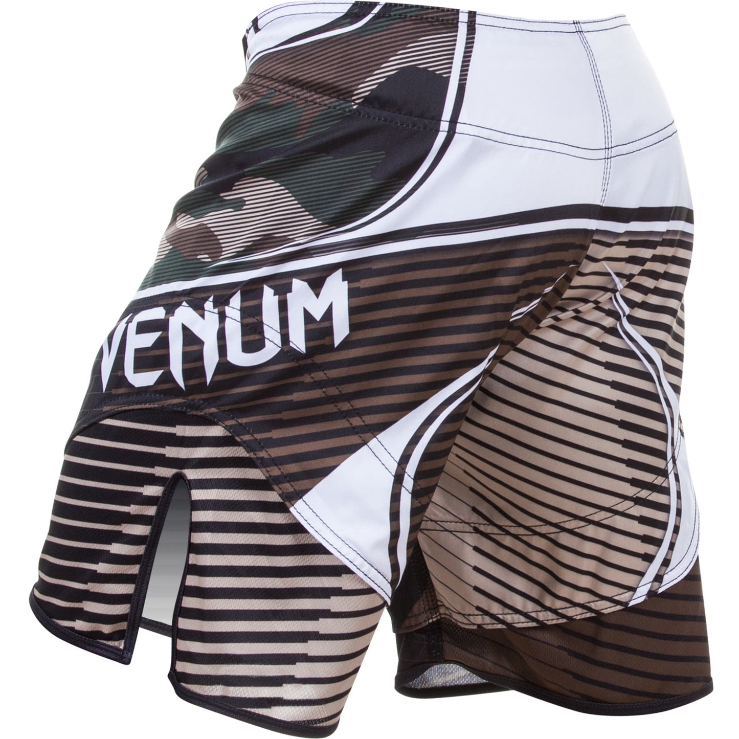 Venum Camo Hero Fightshorts - Green/Brown