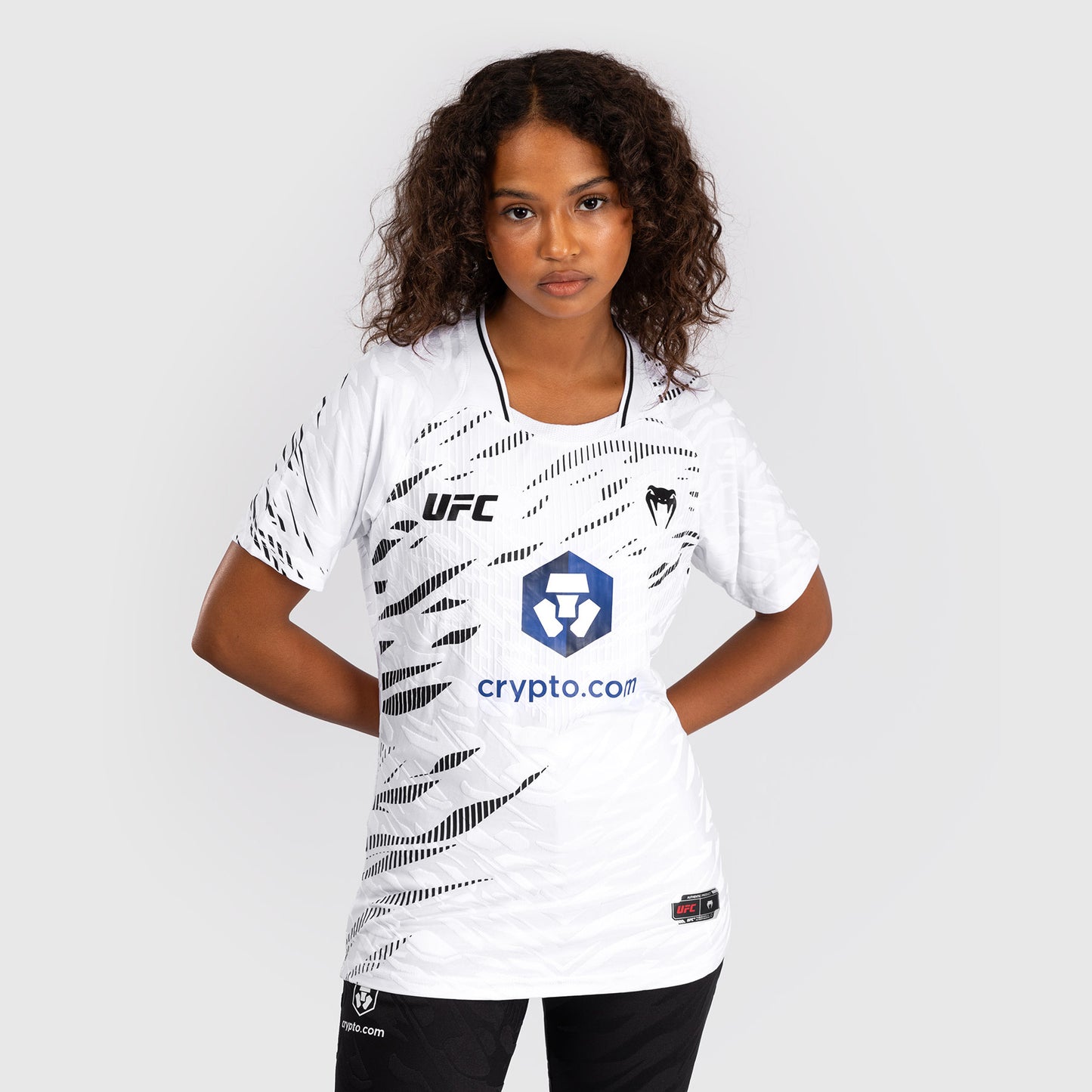 UFC Fusion by Venum Personalized Authentic Fight Night Women's Walkout Jersey - White