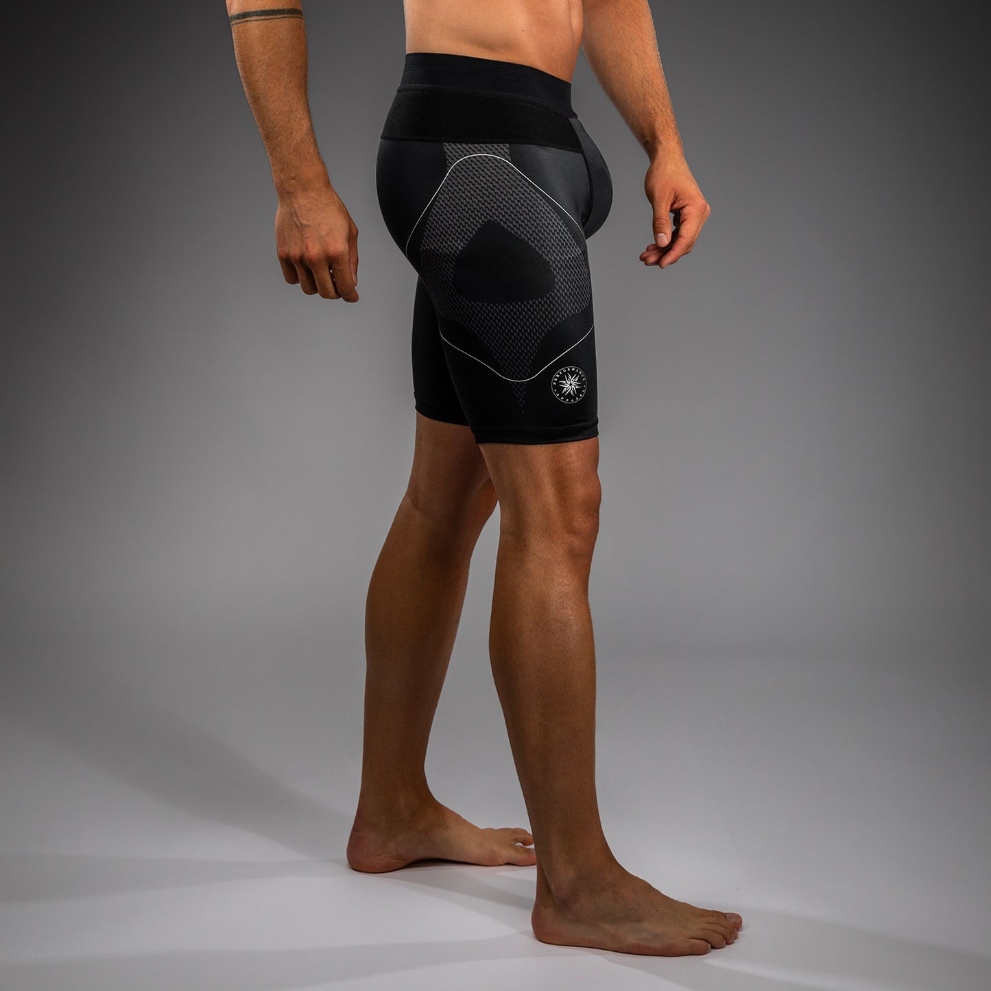 Venum Nexus Vale Tudo Shorts - Black/Silver
