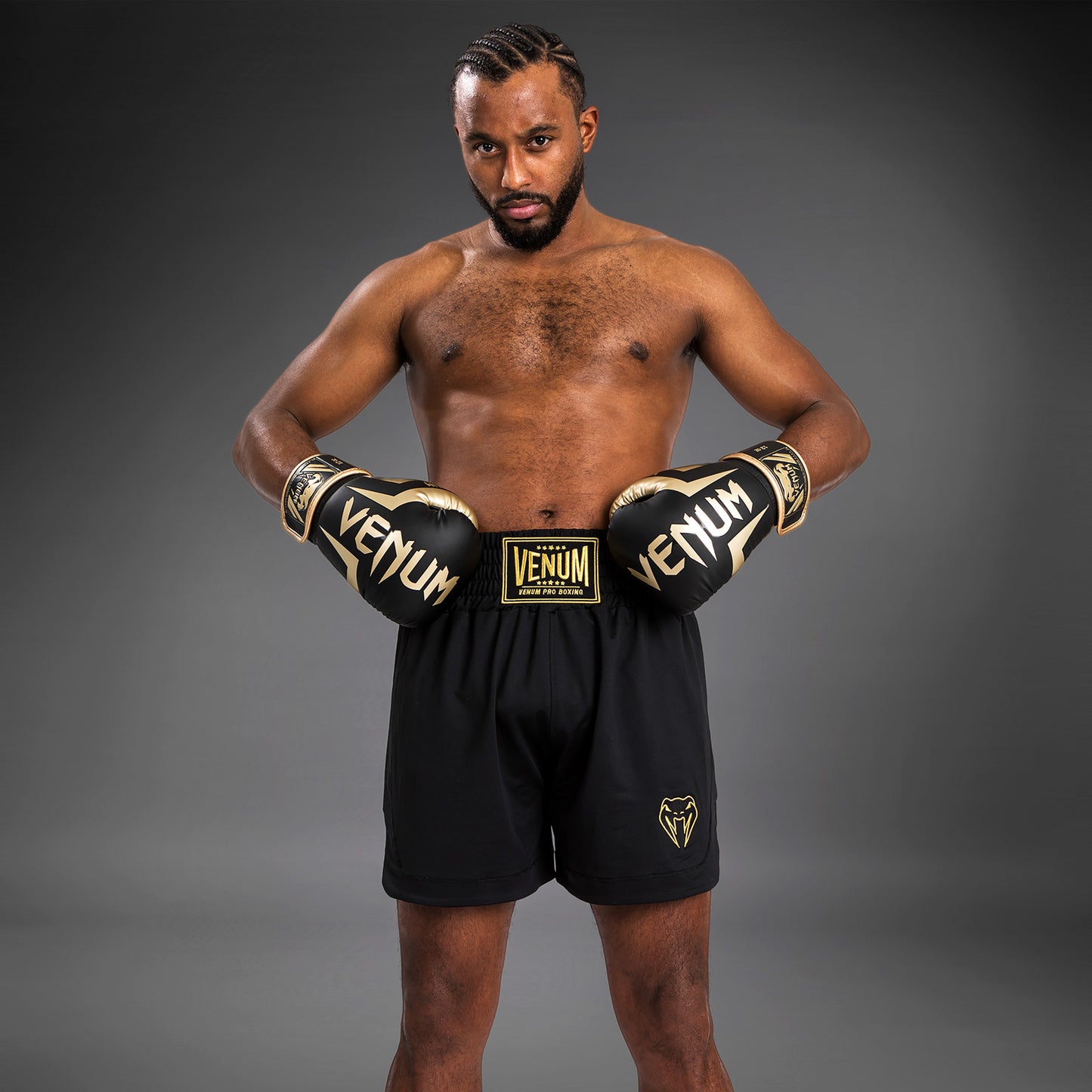 Venum Classic Boxing Shorts - Black/Gold
