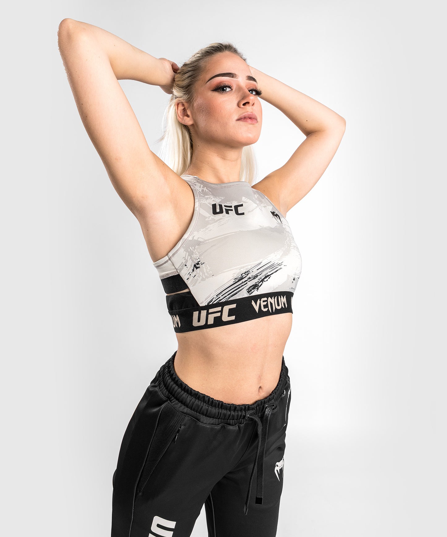 UFC Venum Authentic Fight Week Women’s 2.0 Weigh-in Bra - Sand/Black