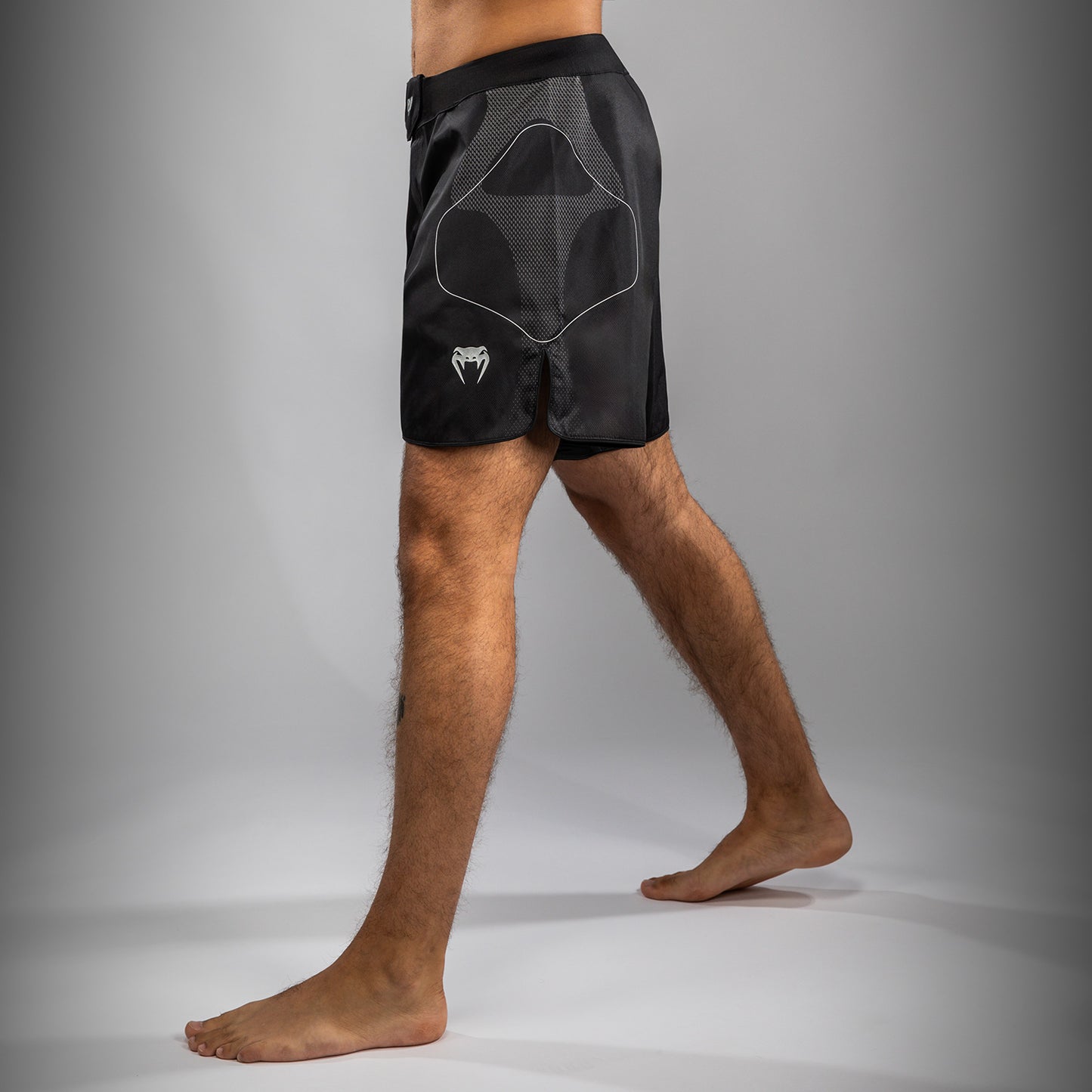 Venum Nexus Fight Shorts - Black/Silver
