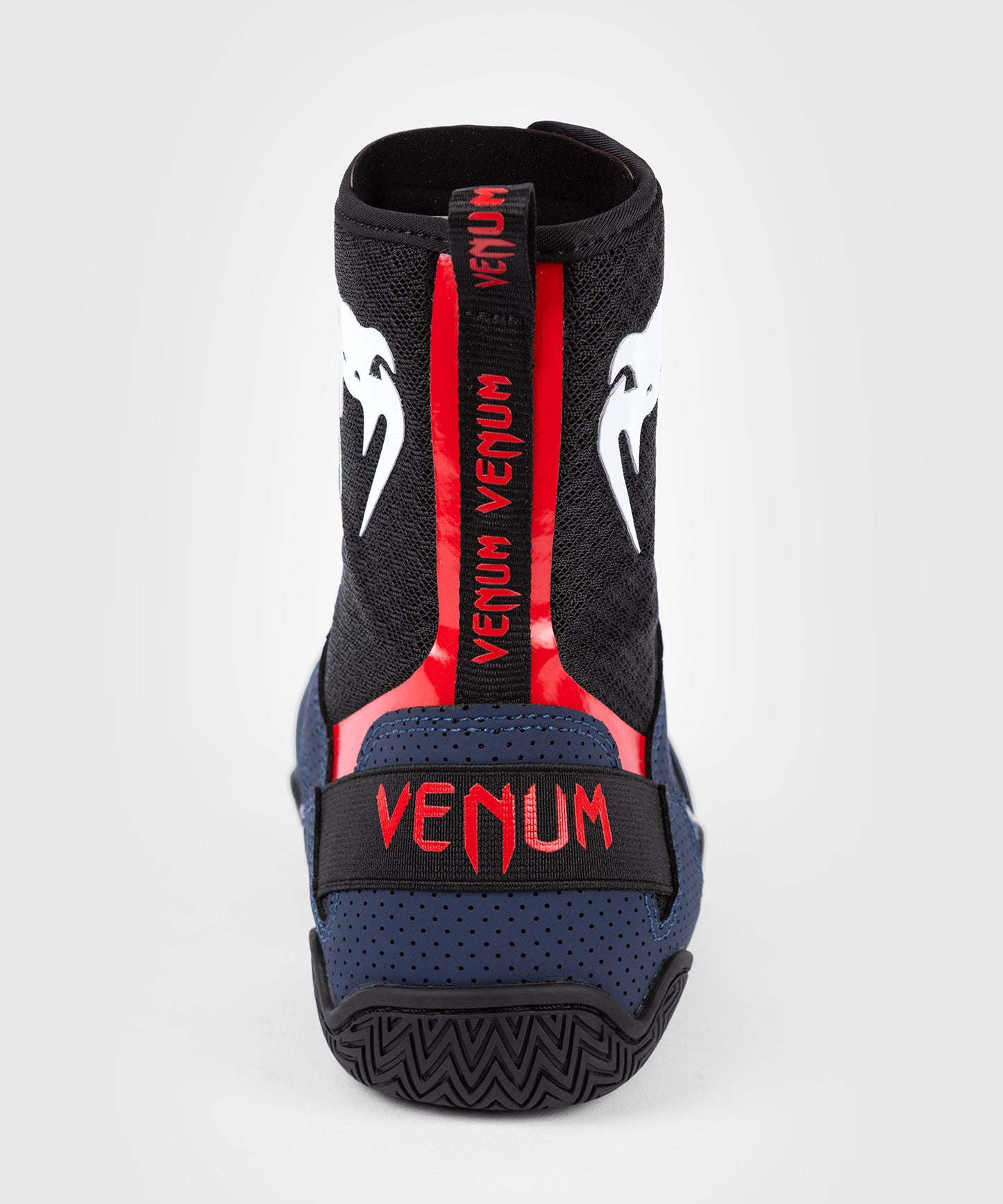 Venum Elite Boxing Shoes - Navy/Black/Red