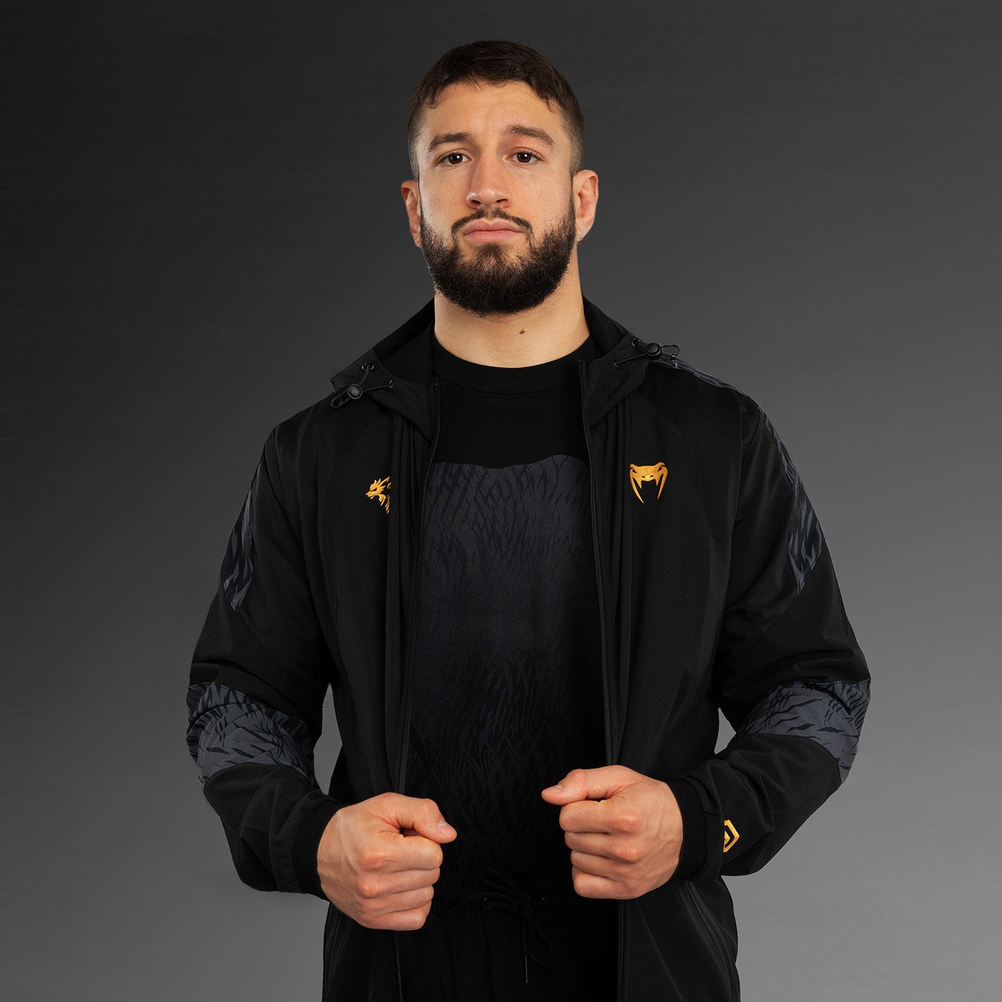 Venum x Chimaev Track Jackets - Black/Grey