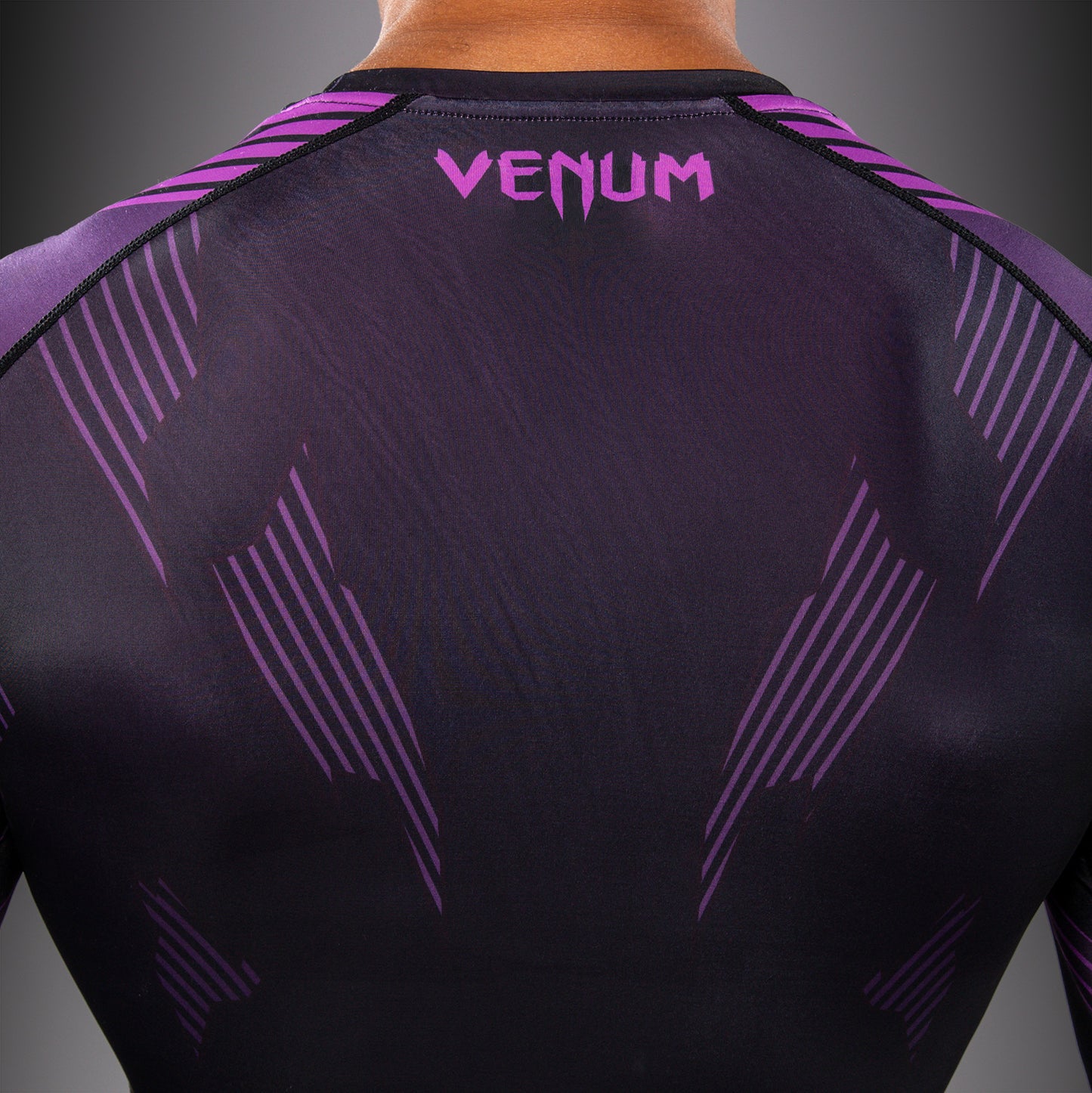 Venum No-Gi 6.0 Long Sleeve Rashguard - Black/Purple