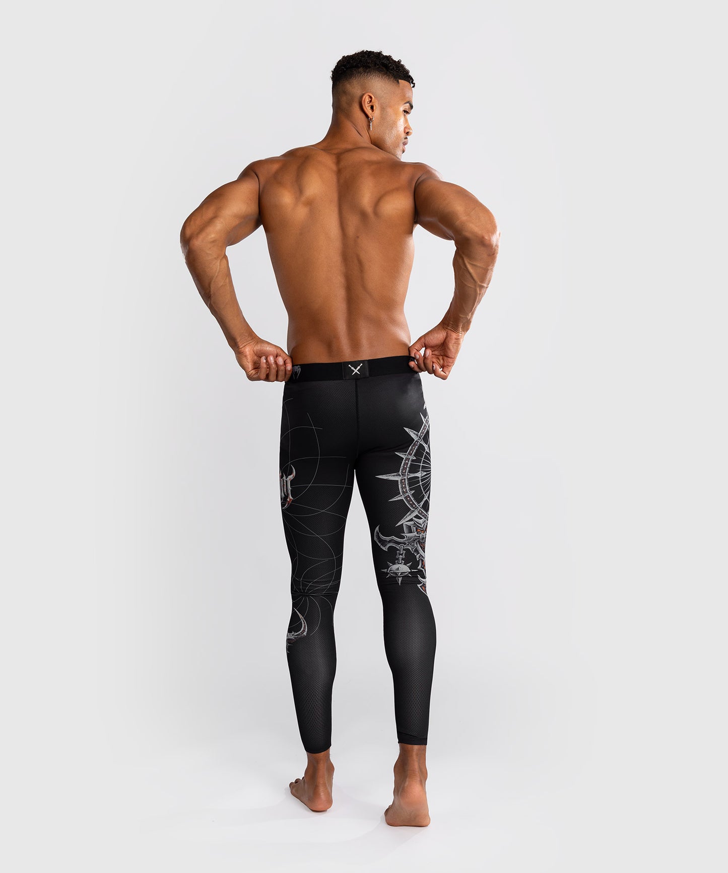 Venum Gladiator 5.0 Men's Spats - Black/Silver