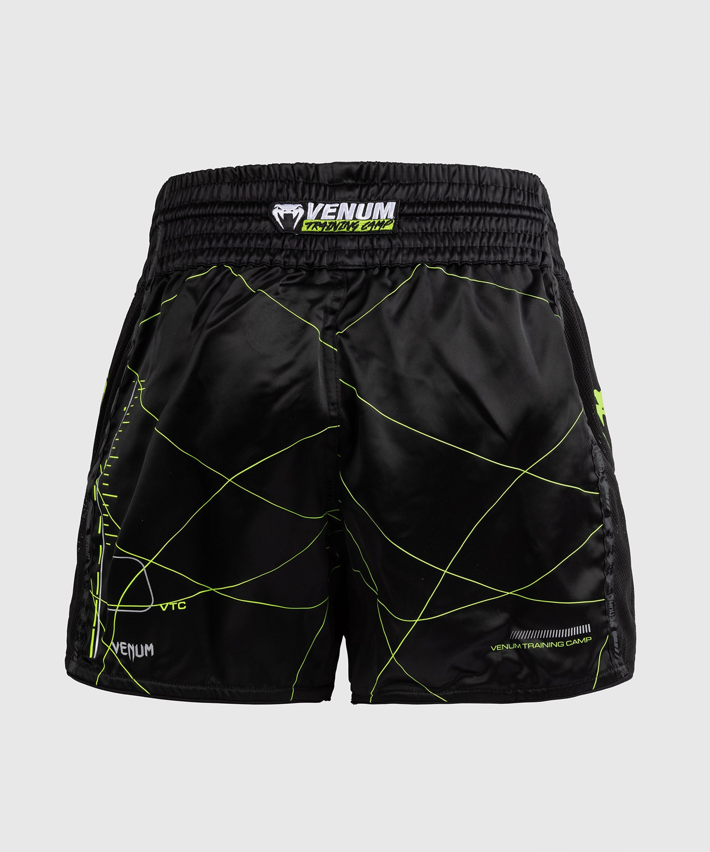Venum Training Camp 4.0 Muay Thai Short - Black/Neon Green