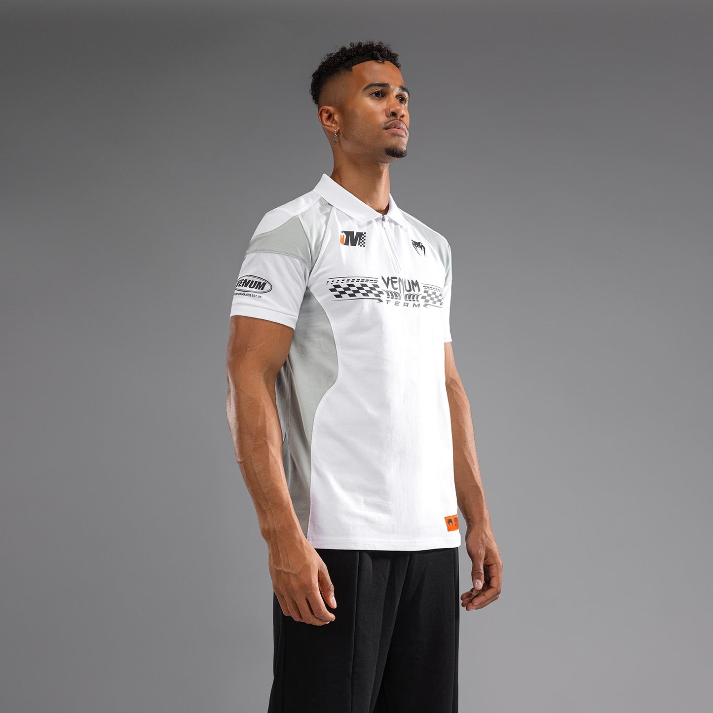 Venum Motorsport Cotton Polo - Snow White