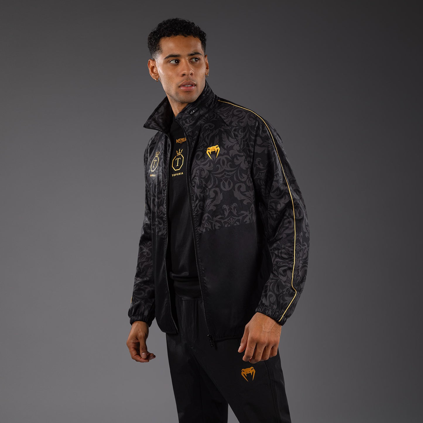 Venum x Topuria Unmatched Edition Track Jacket - Black/Gold