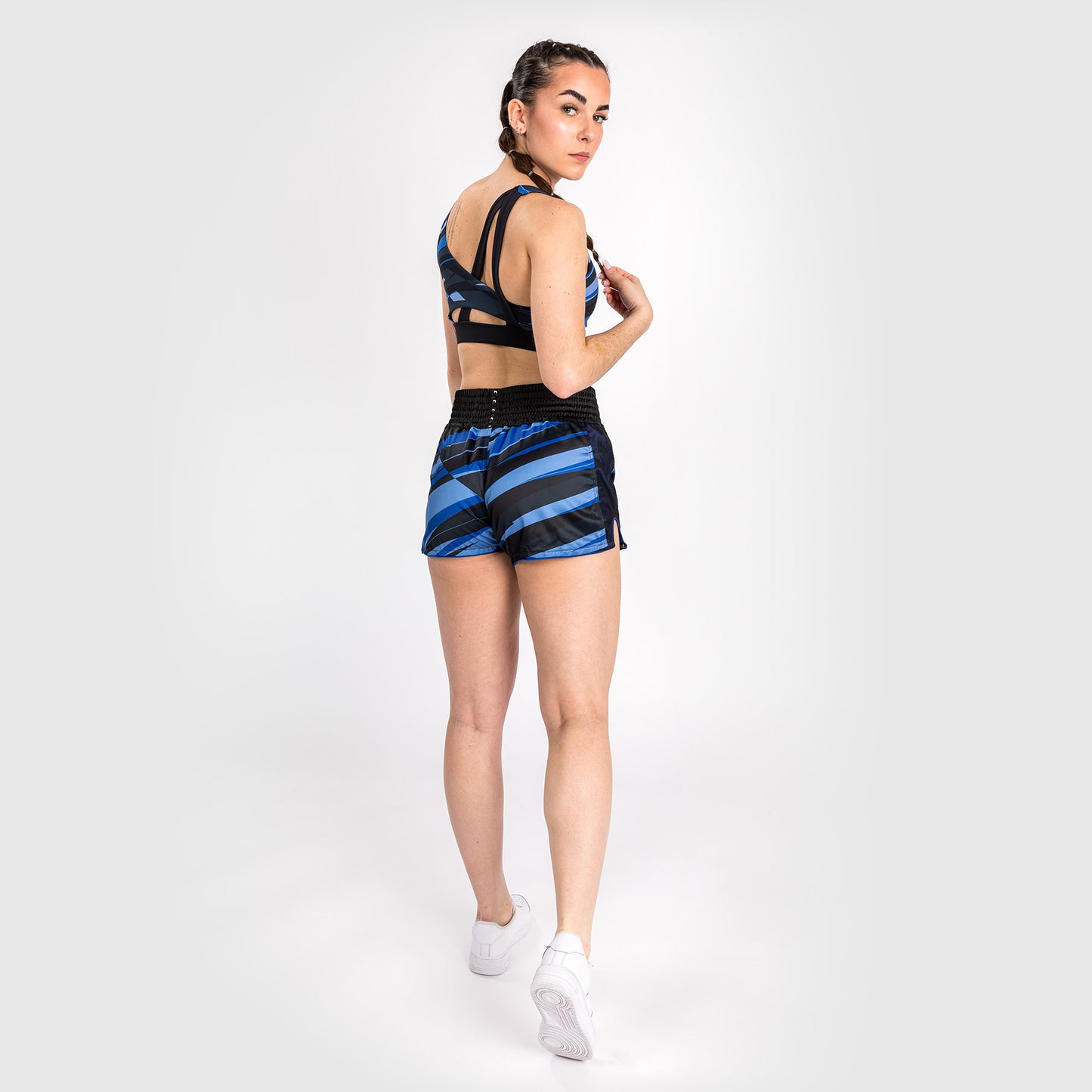 Venum Abyss Women’s Muay Thai Shorts - Shadow Blue