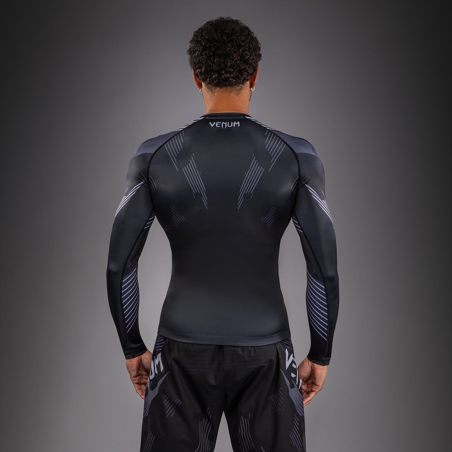 Venum No-Gi 6.0 Long Sleeve Rashguard - Black/Grey