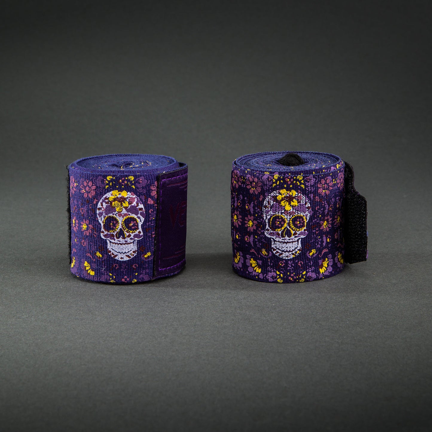 Venum Kontact Evo Santa Muerte Handwraps - Dark Purple
