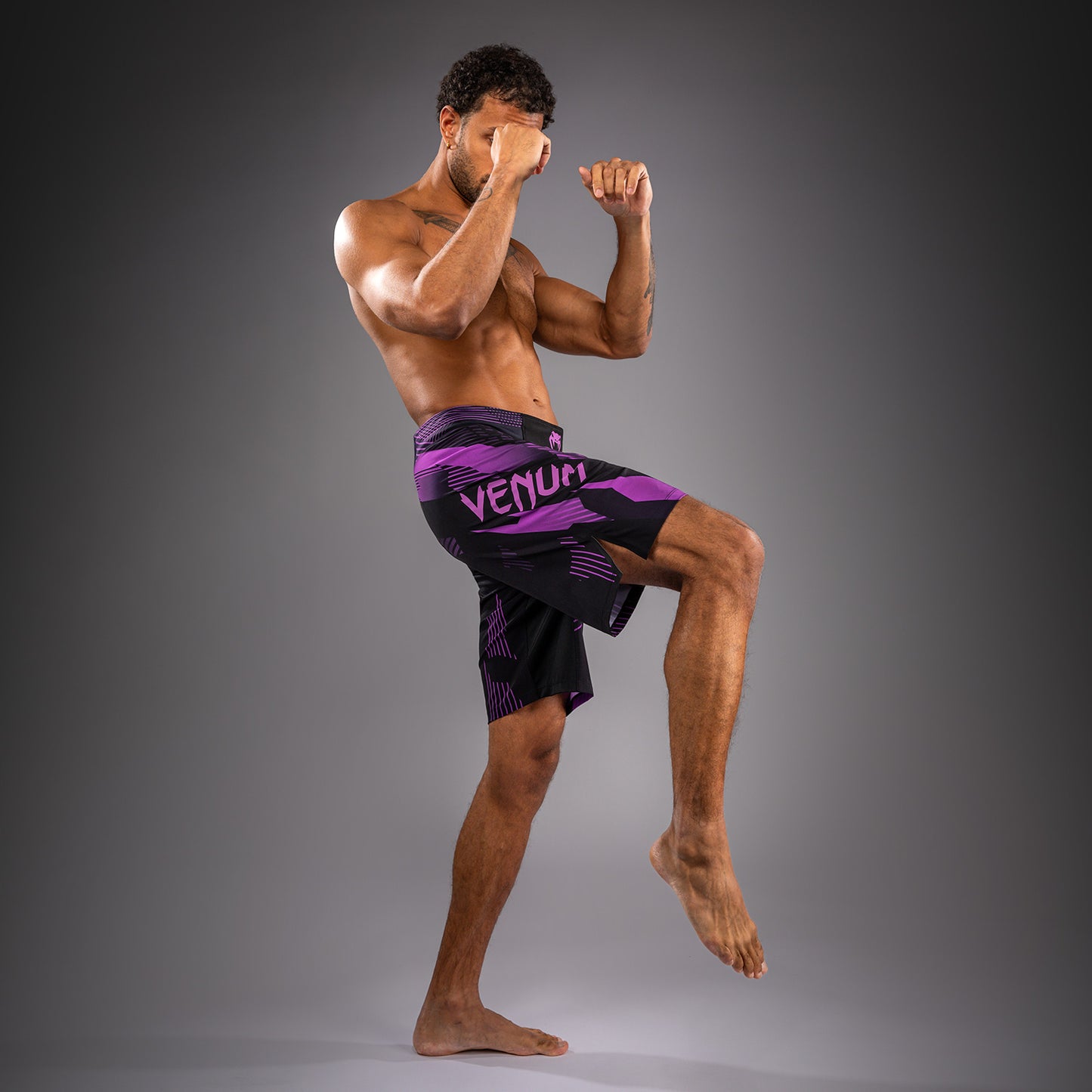 Venum No-Gi 6.0 Fight Shorts - Black/Purple