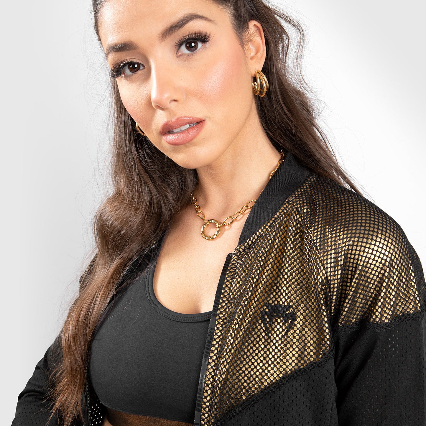 Venum Lightning Mesh Jacket - For Women - Black/Gold