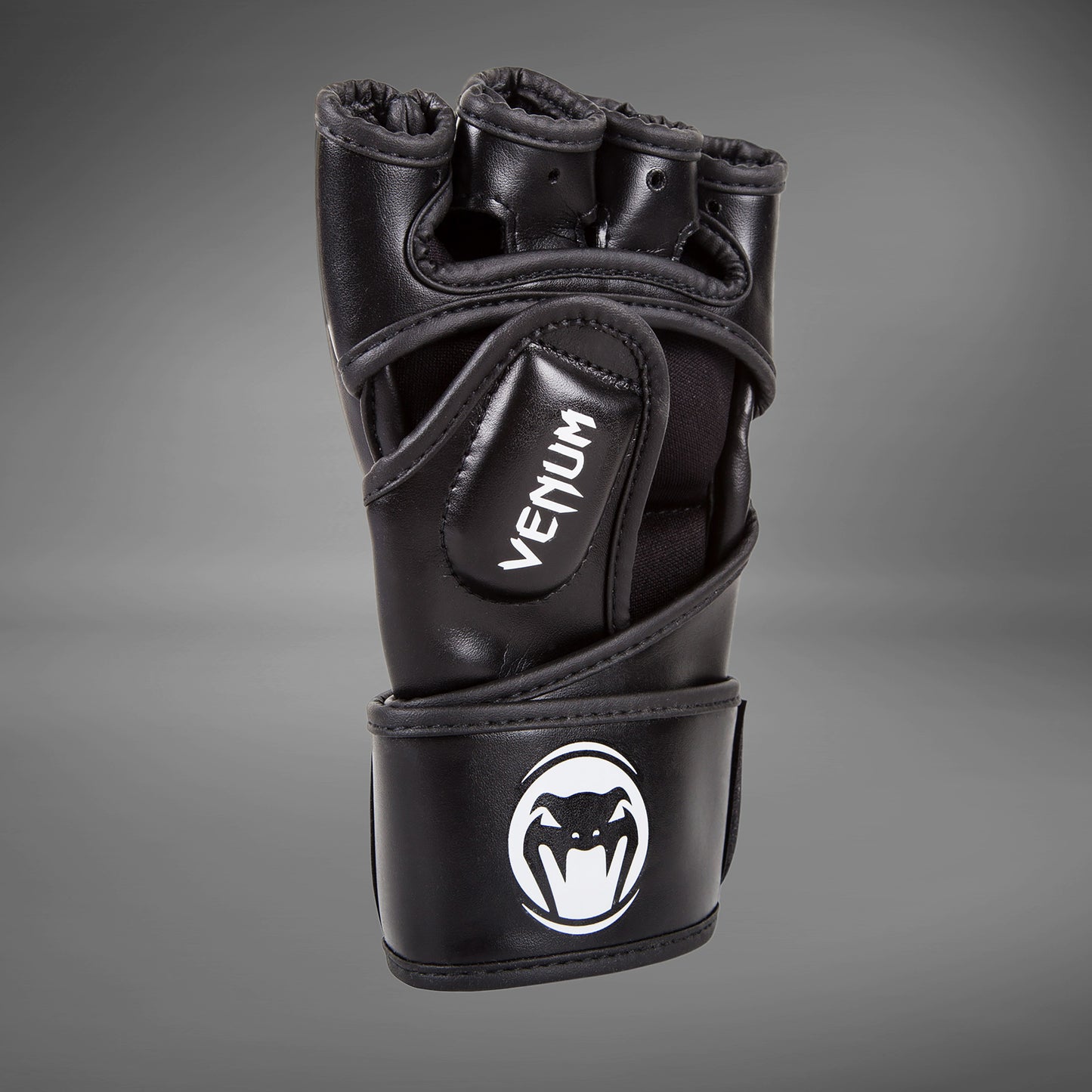 Venum Impact MMA Gloves - Skintex Leather - Black
