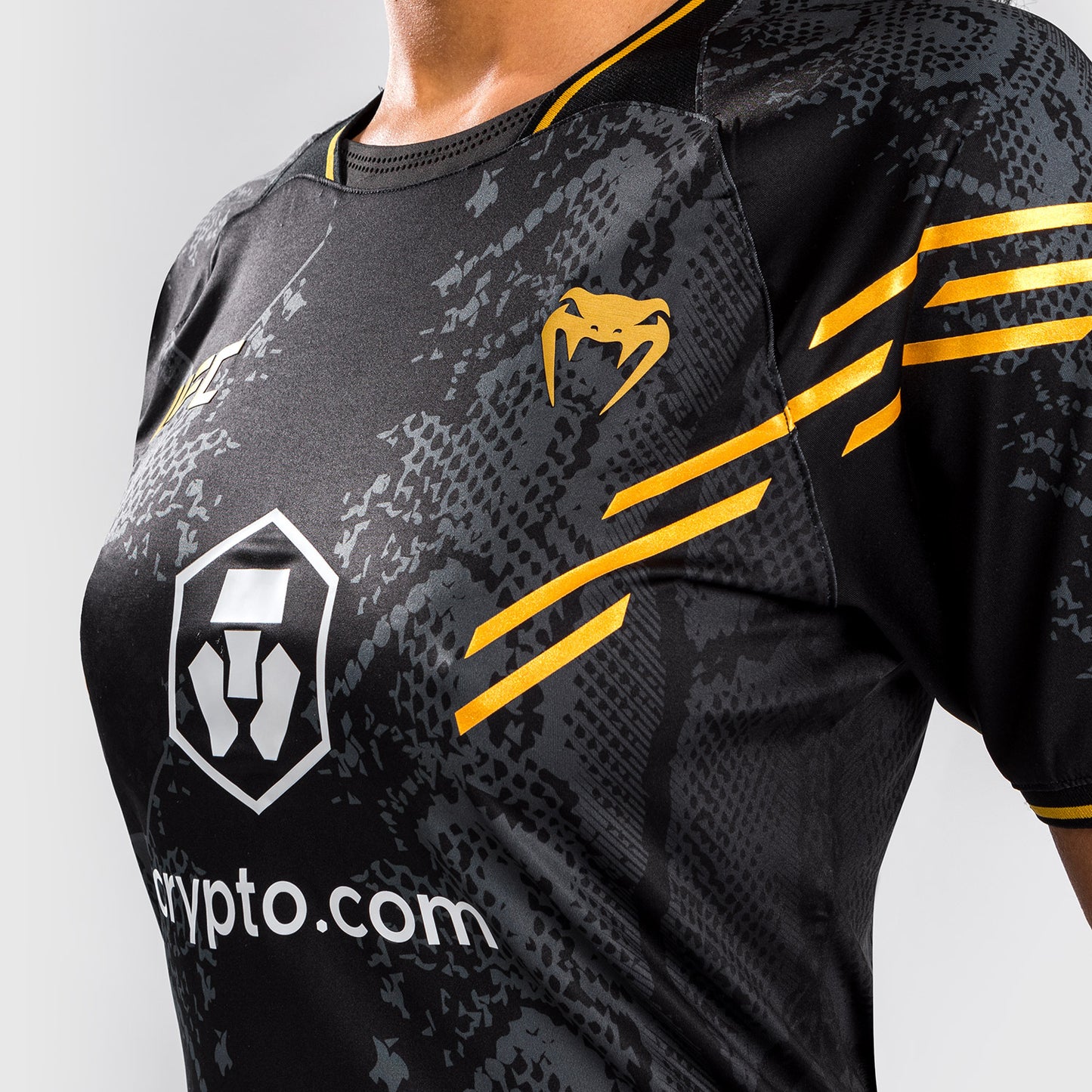 UFC Adrenaline by Venum Personalized Authentic Fight Night Women's Walkout Jersey - Champion