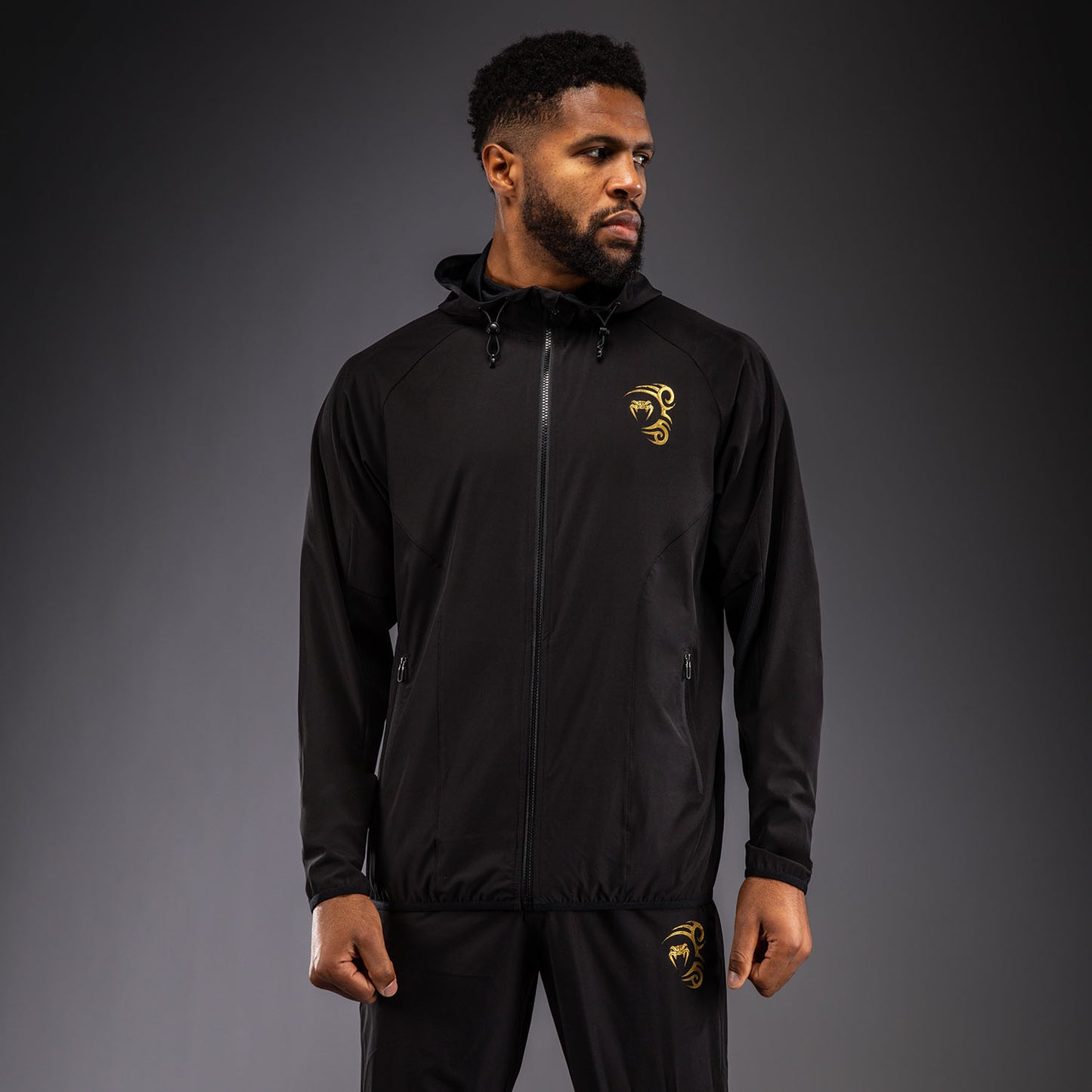Venum x Mike Tyson Tiger Track Jacket - Black/Gold