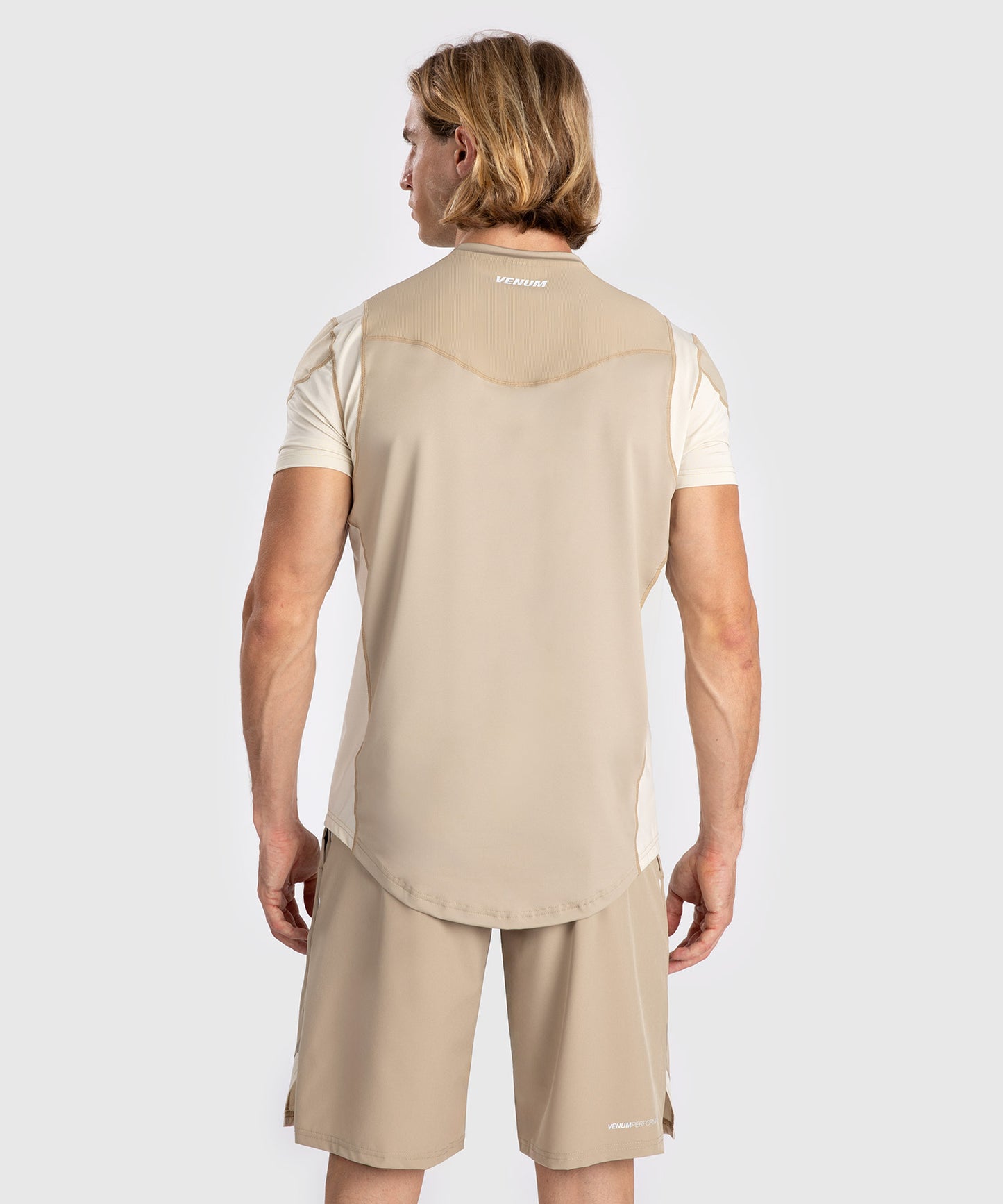 Venum Tempest Men's Dry-Tech T-Shirt - Beige/Sand