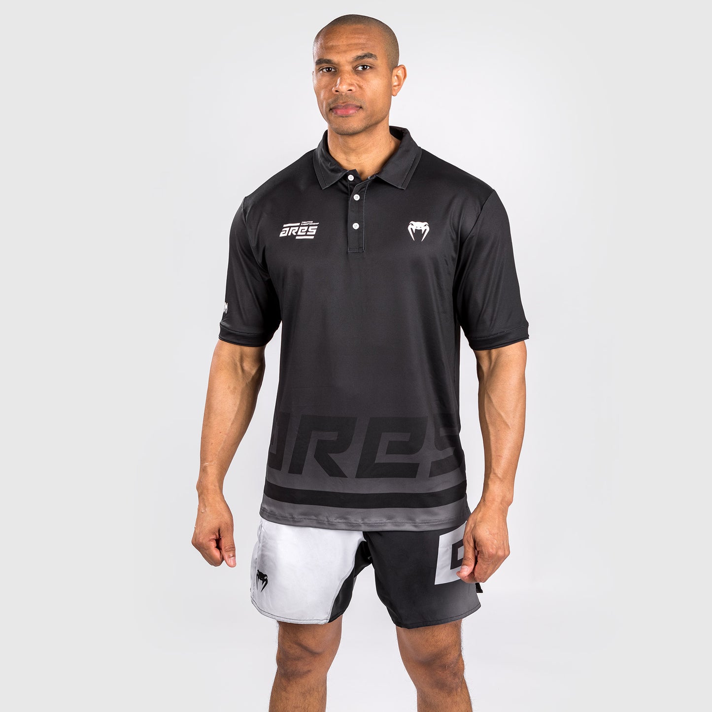 Venum x Ares Dry Tech Polo Shirt - Black