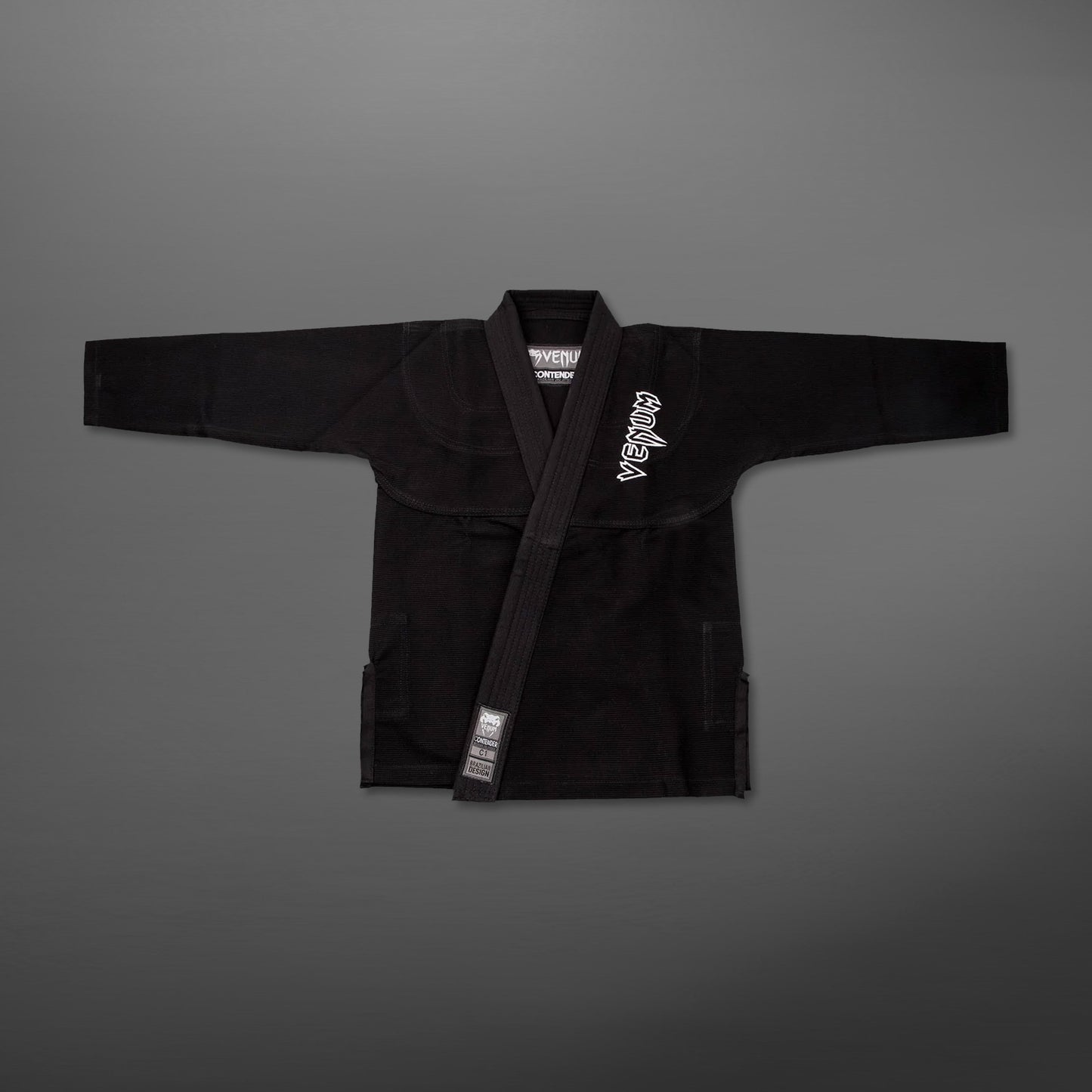 Venum Contender Kids BJJ Gi (Free white belt included) - Black