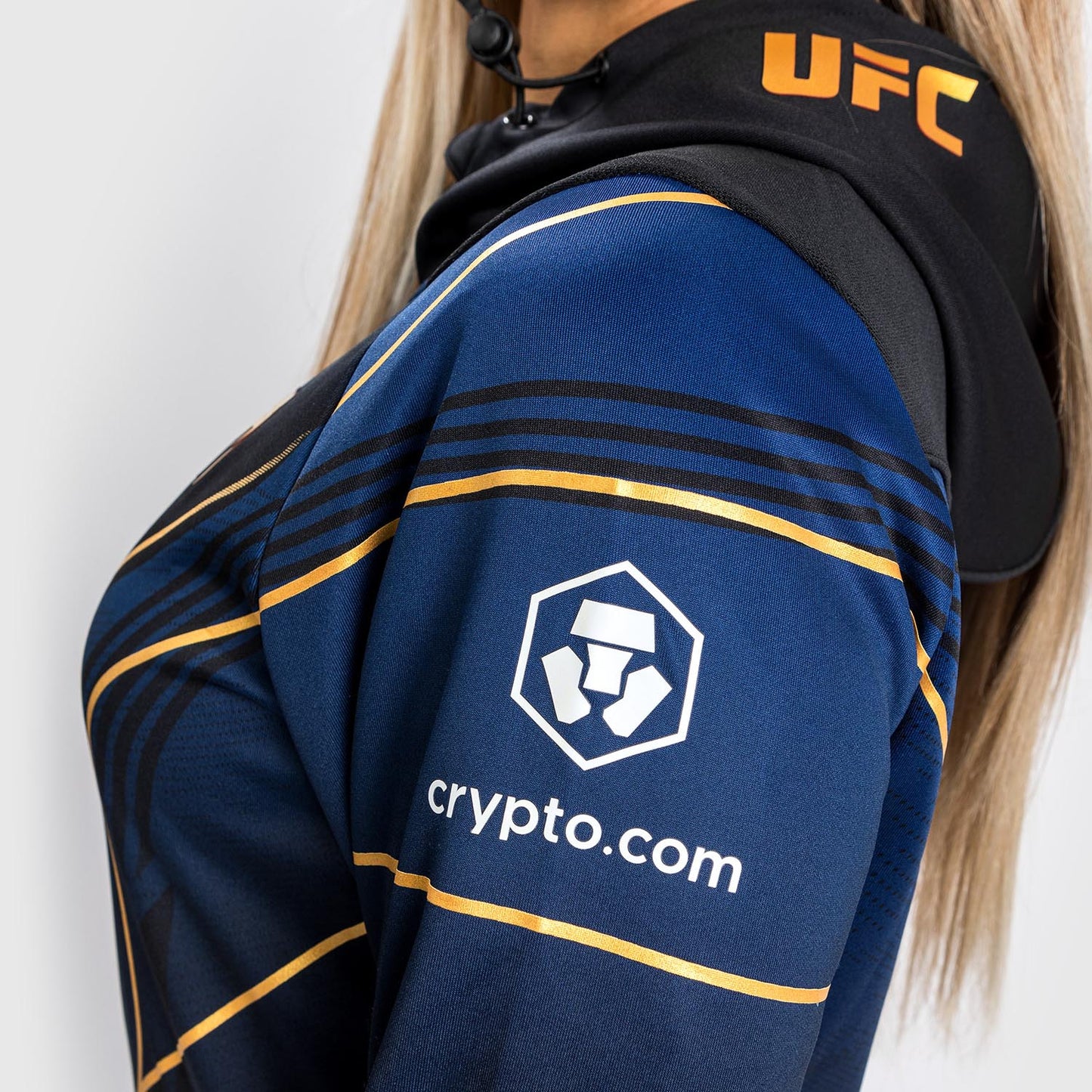 Ufc Authentic Fight Night 2.0 Kit By Venum Women's Walkout Hoodie - Midnight Edition - Champion