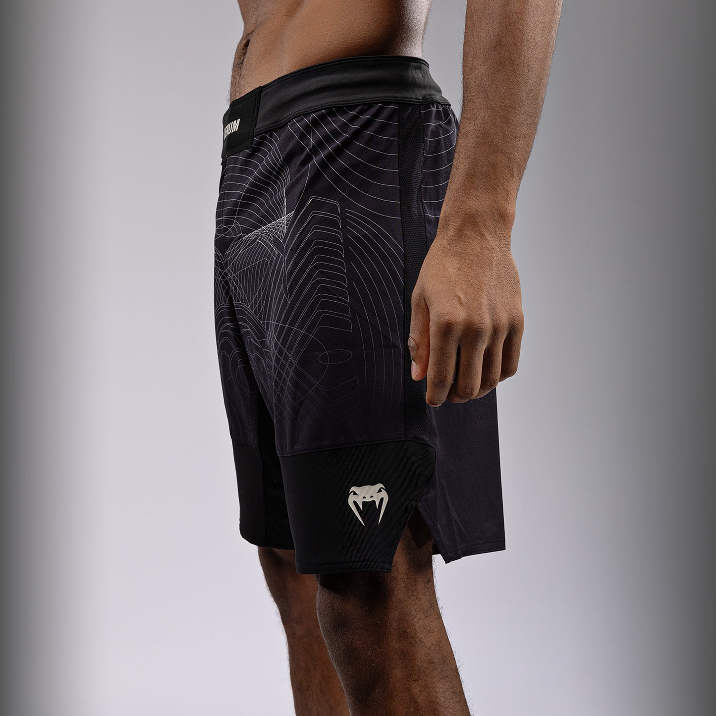 Venum G-Fit Air Men's Fight Shorts - Deep Black/Desert Sand