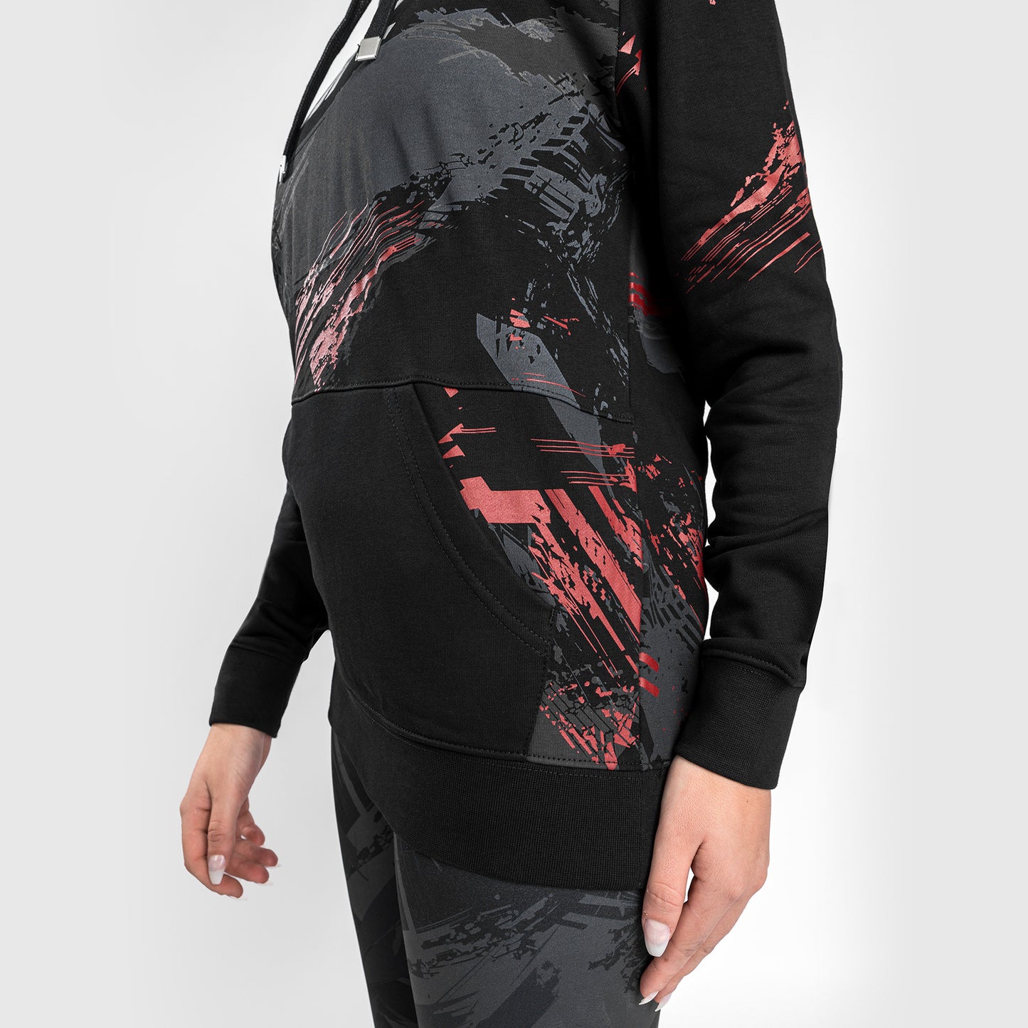UFC Venum Authentic Fight Week 2.0 Women’s Pullover Hoodie - Black/Red