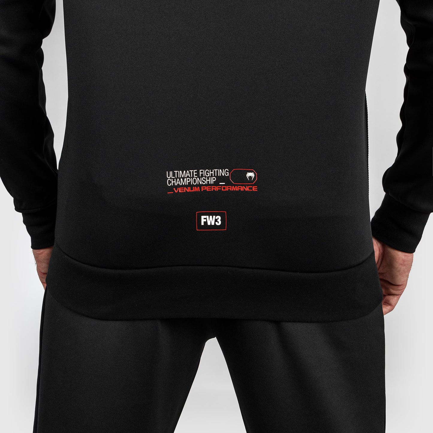 UFC Adrenaline by Venum Fight Week Men’s Zip Hoodie - Black