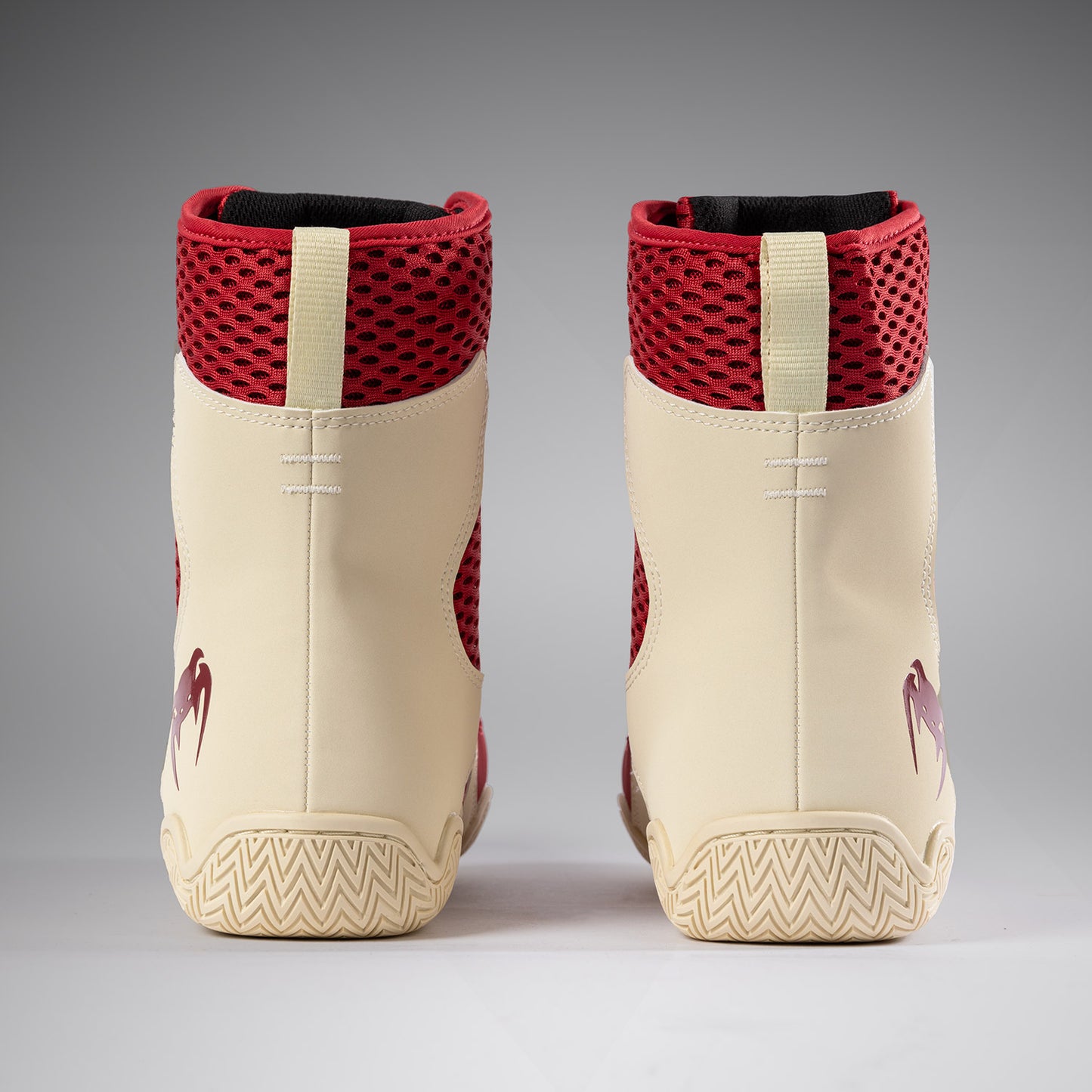 Venum Contender Boxing Shoes - Ruby Red/ Ivory
