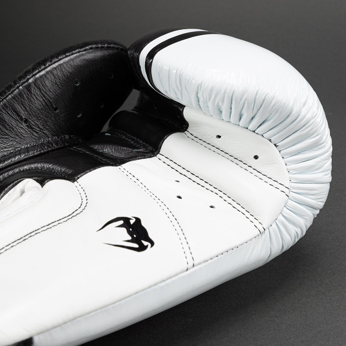 Venum Shield Pro Boxing Gloves with Velcro - Black/White