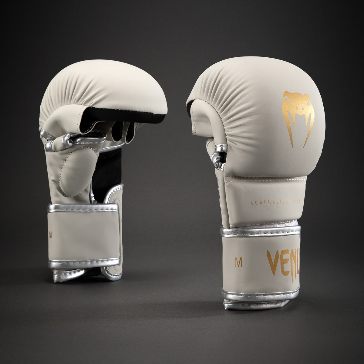 Venum Contender 1.5 Sparring Gloves - Ivory/Gold