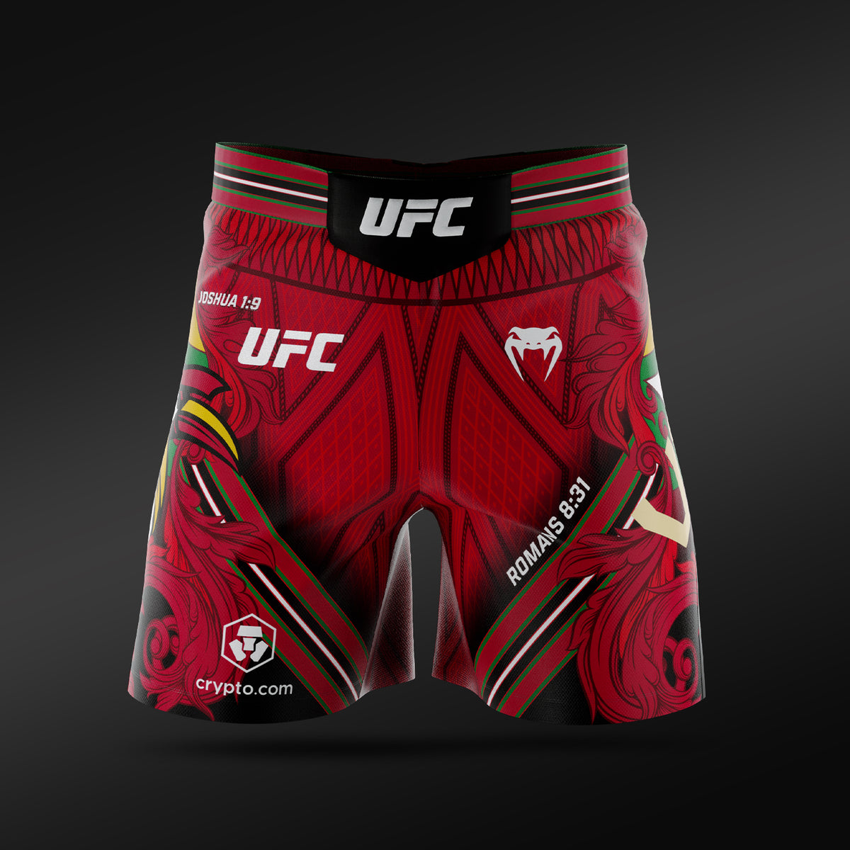 Men’s UFC Adrenaline Unrivaled by Venum Red Josh Van Short Fit Fight Short