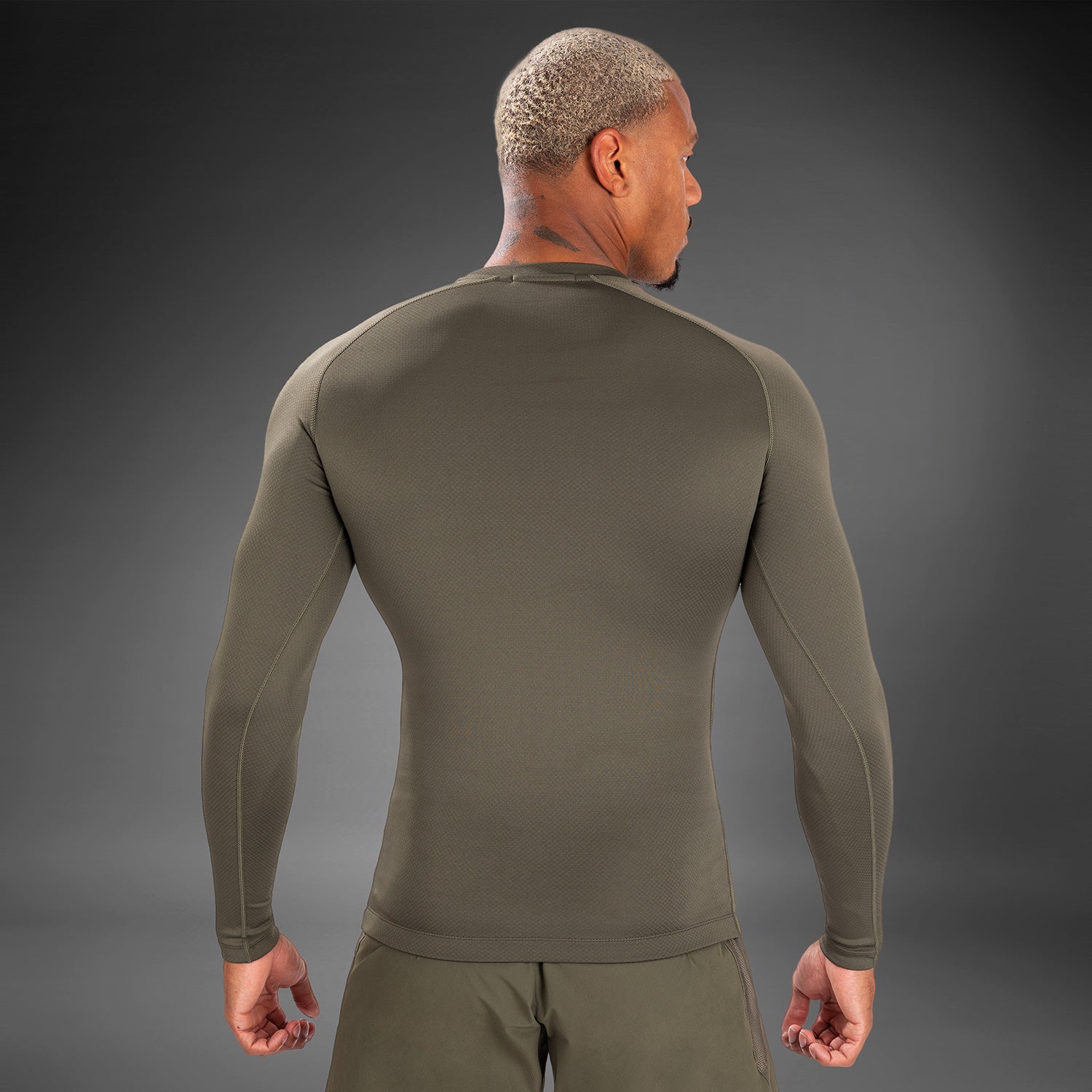 Venum Contender Men’s Long Sleeve Rashguard - Khaki