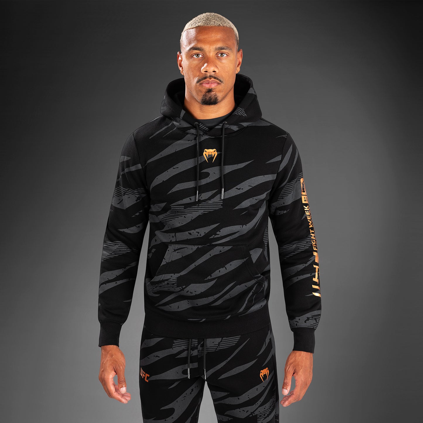 UFC Adrenaline by Venum Fight Week Men’s Pullover Hoodie - Urban Camo