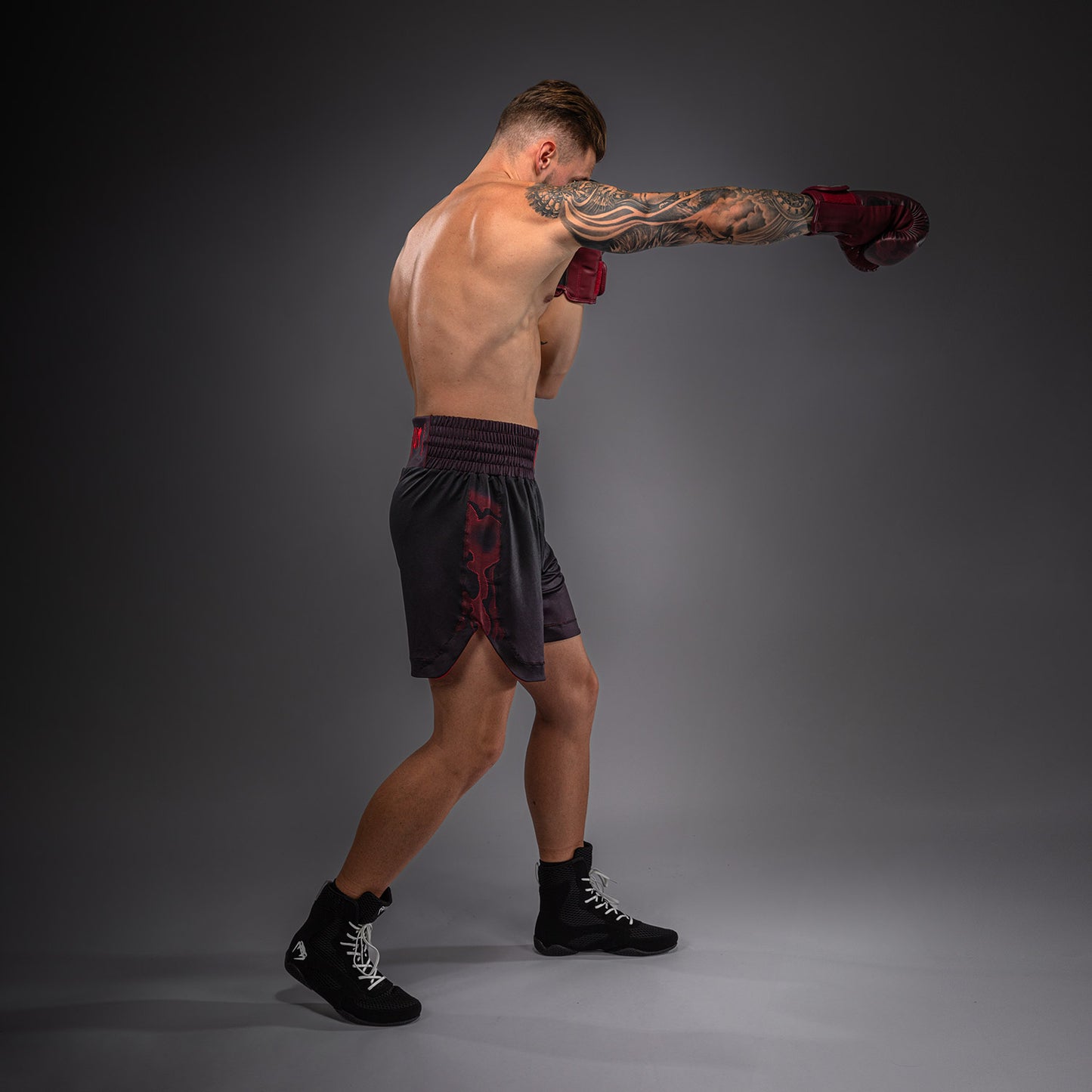 Venum Spectre Boxing Shorts - Black/Red