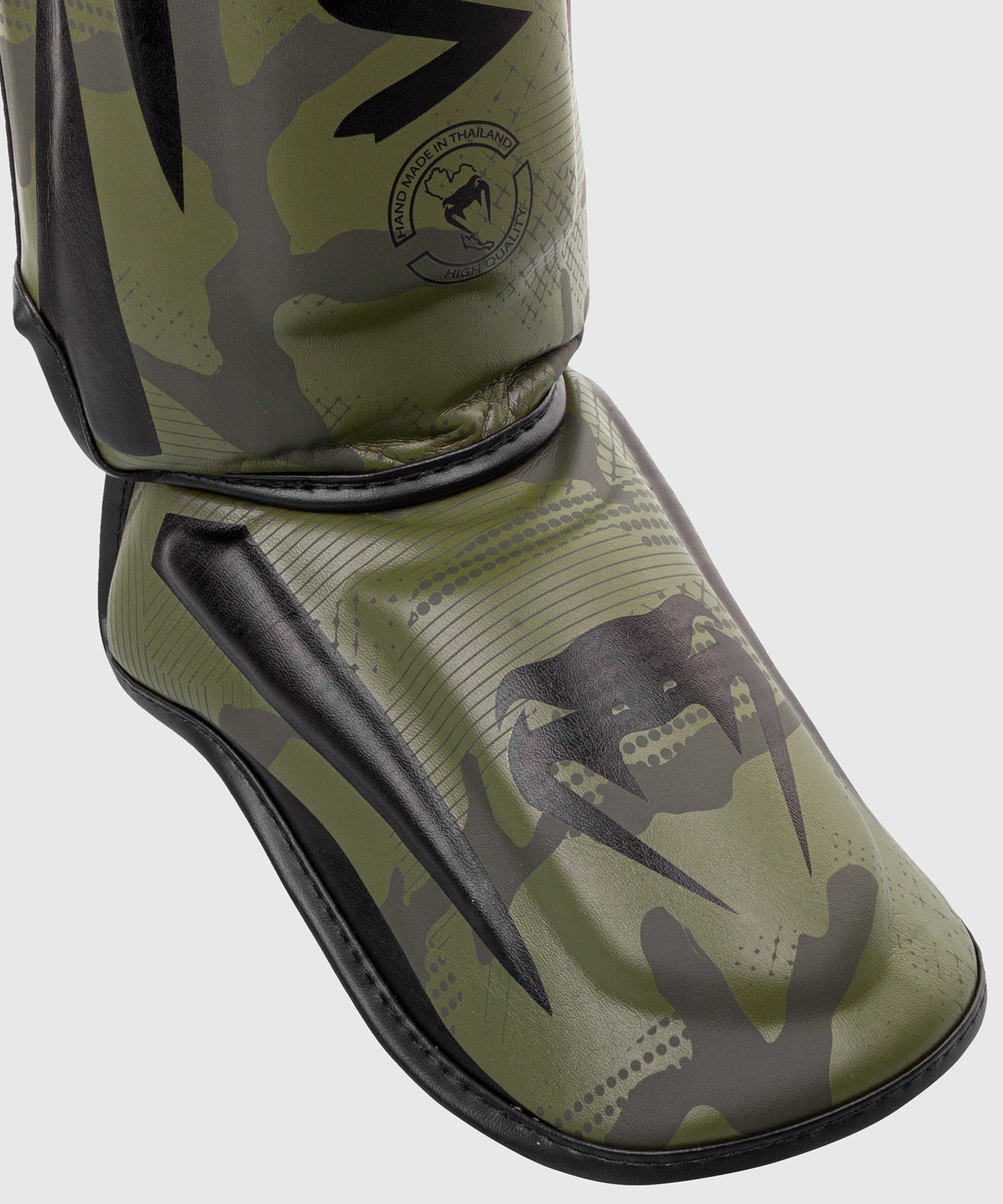 Venum Elite Shin Guard - Khaki Camo