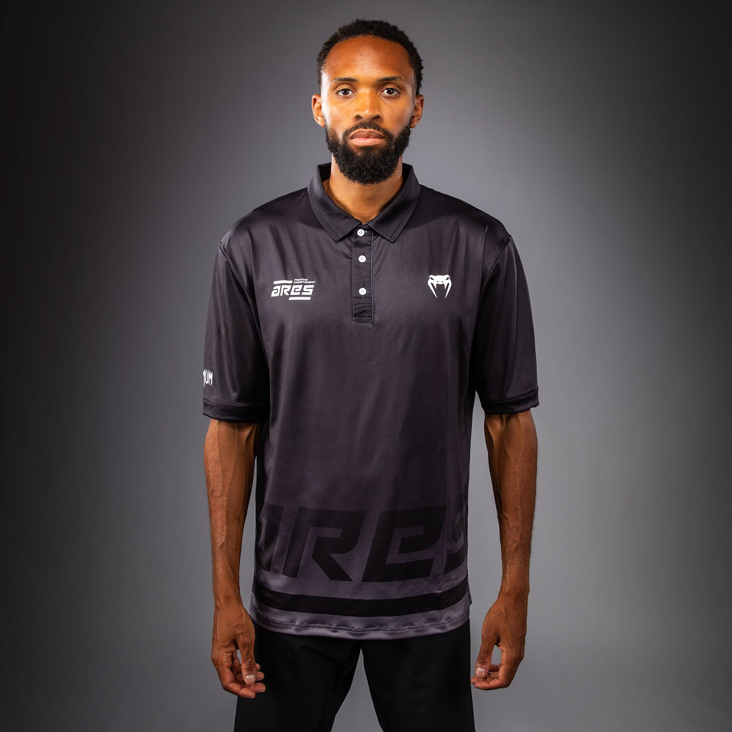 Venum x Ares Polo Shirt – Black