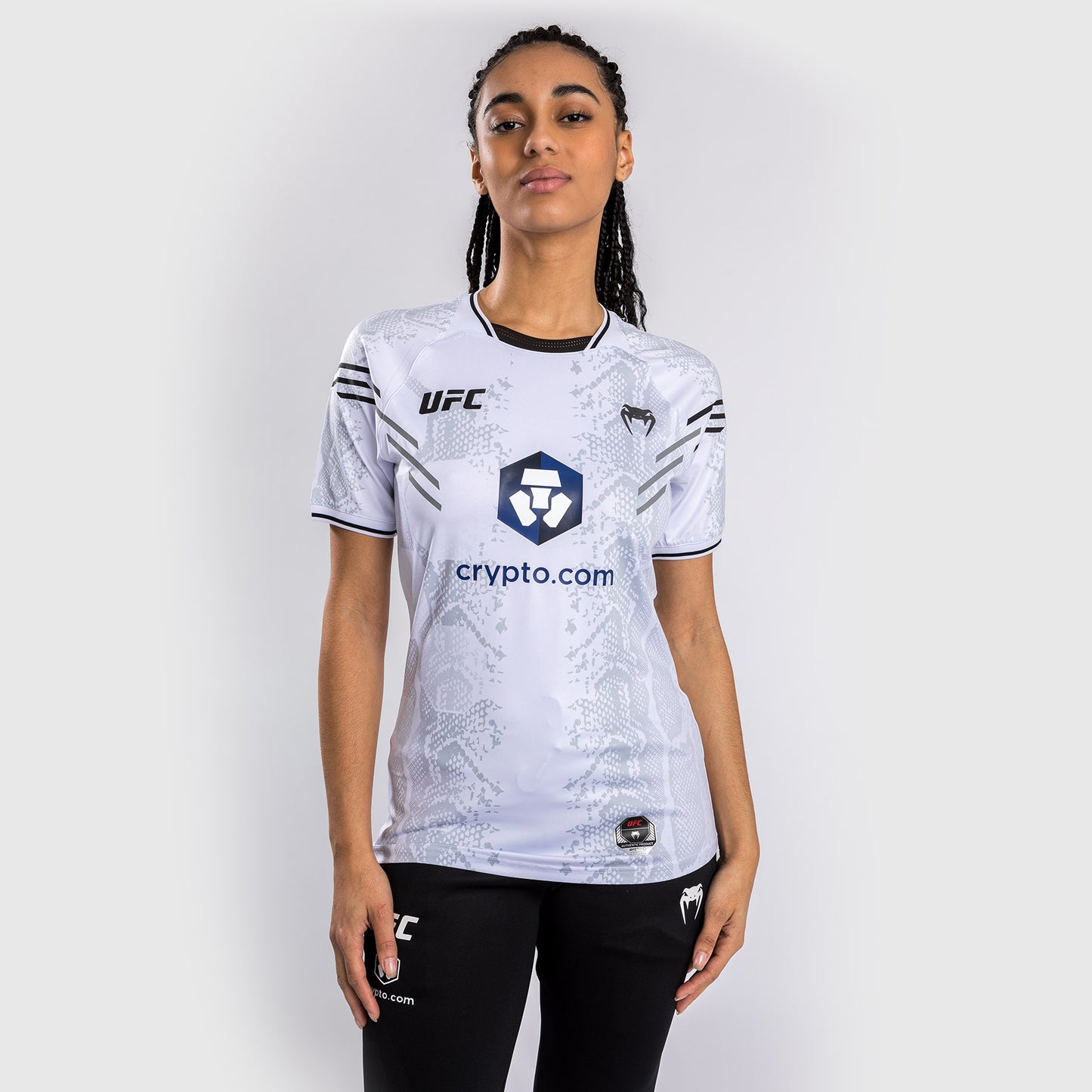 UFC Adrenaline by Venum Personalized Authentic Fight Night Women's Walkout Jersey - White
