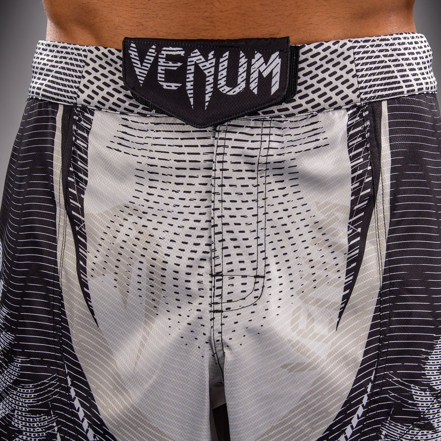 Venum Galactic 3.0 Fight Shorts - Off-White/Black