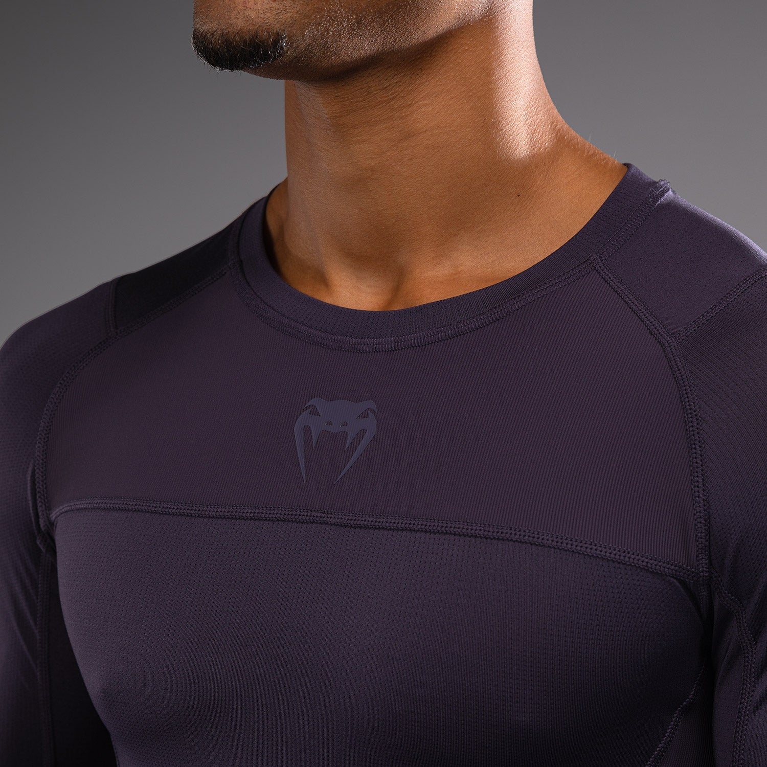 Venum G-Fit Air Men's Long Sleeve Rashguard - Deep Purple