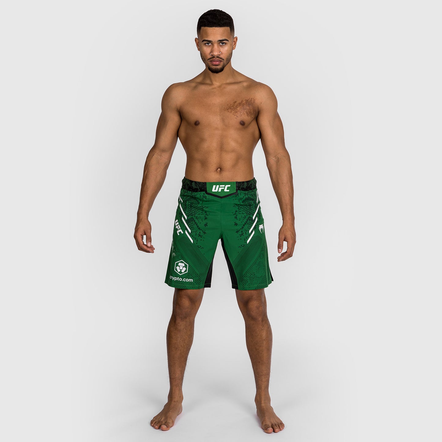 UFC Adrenaline by Venum Personalized Authentic Fight Night Men's Fight Short - Long Fit - Green