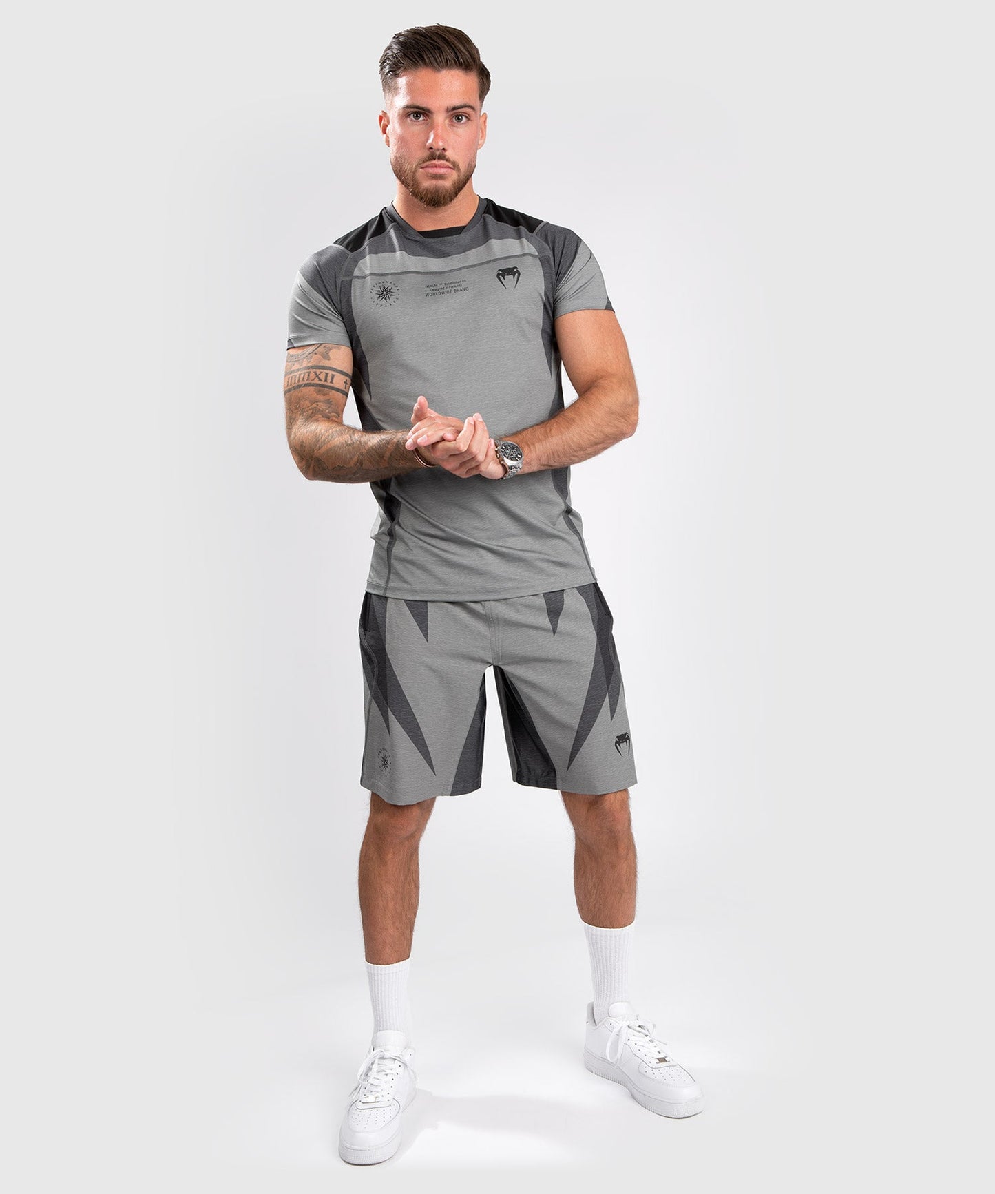 Venum Stone Dry Tech T-Shirt - Short Sleeves  - Mineral Green