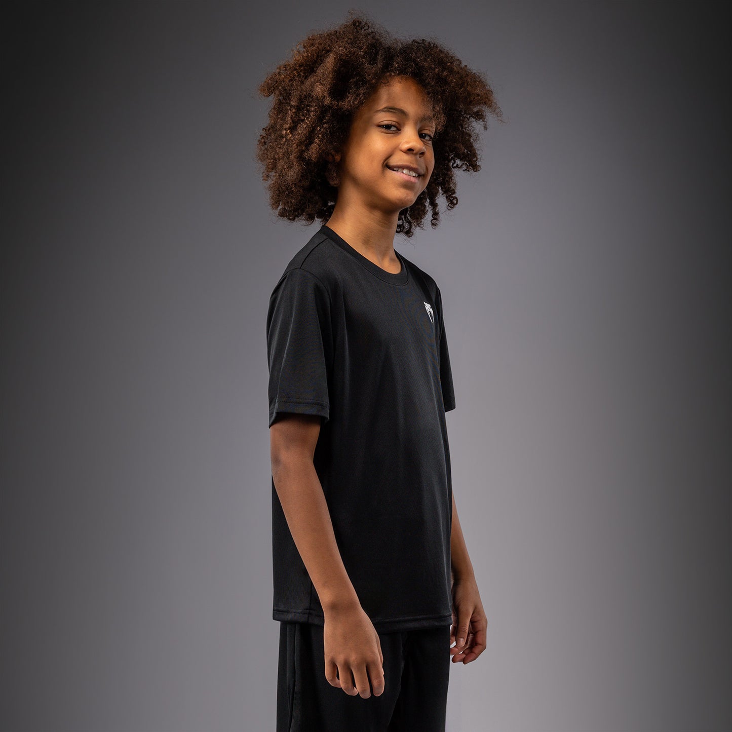 Venum Lineup Youth Performance Short Sleeve T-Shirt - Black/White