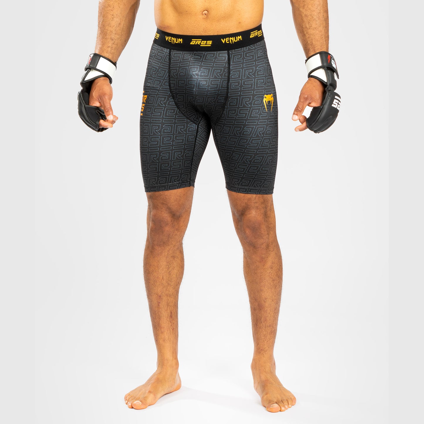 Venum x Ares Men’s Vale Tudo Shorts - Black/Gold