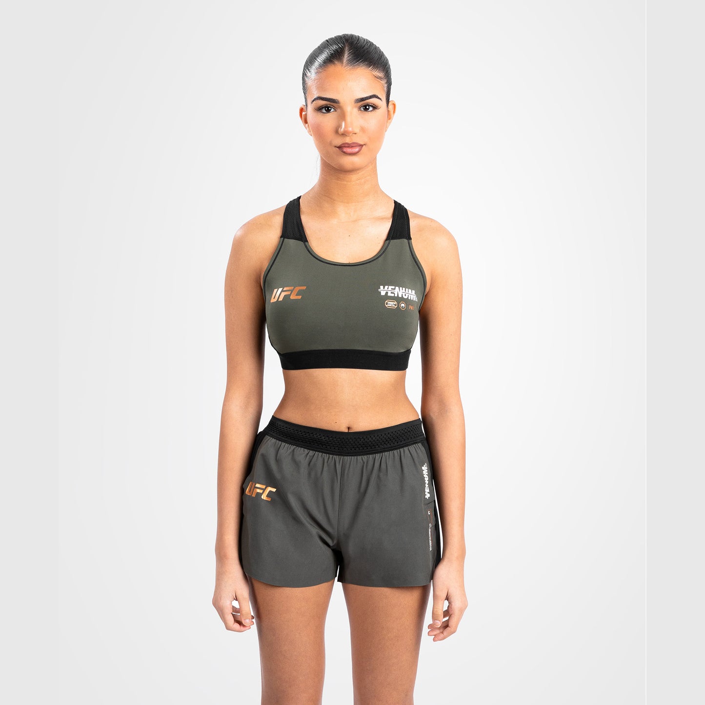 UFC Adrenaline by Venum Fight Week Women’s Performance Short - Khaki