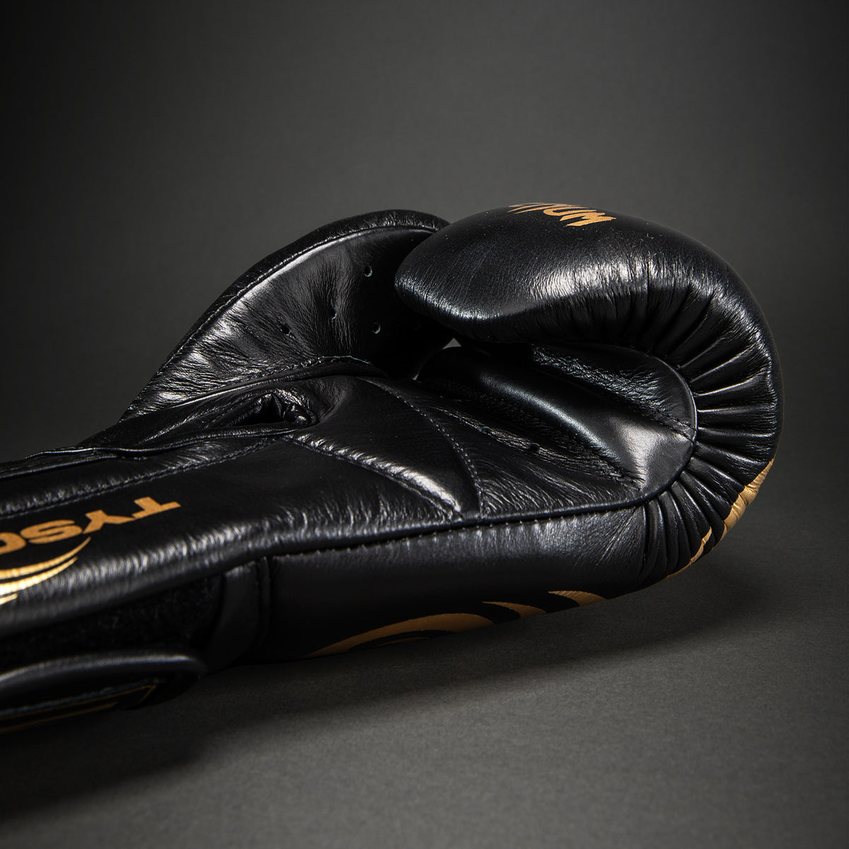 Venum Giant 2.0 Mike Tyson Pro Boxing Gloves - Black/Gold + Drawstring Bag