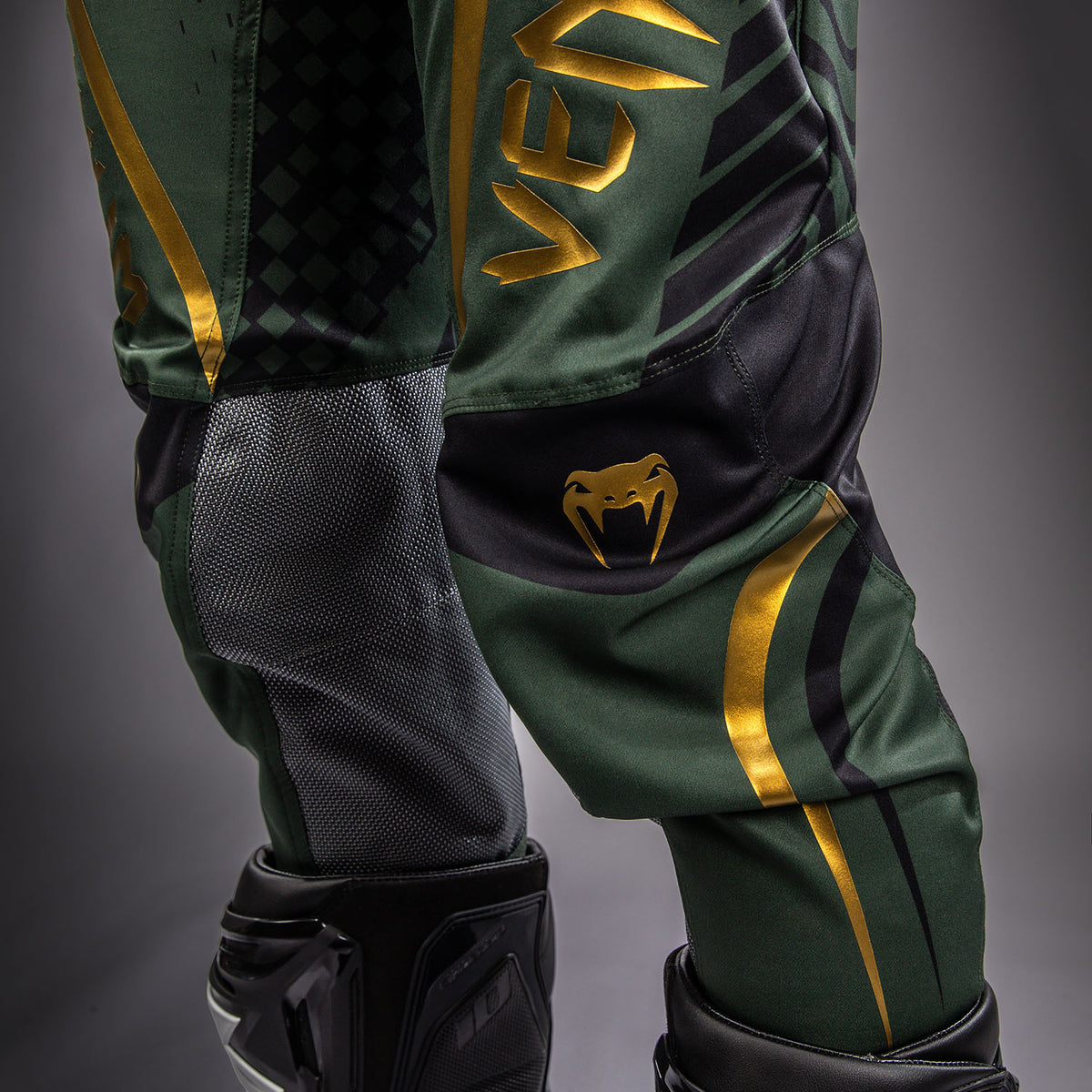 Venum MX Challenger Pants - Black/Green/Gold