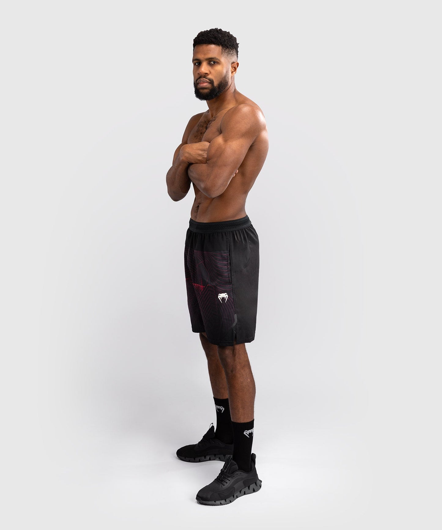 Venum G-Fit Air Men's Training Shorts - Deep Black/Fire Red