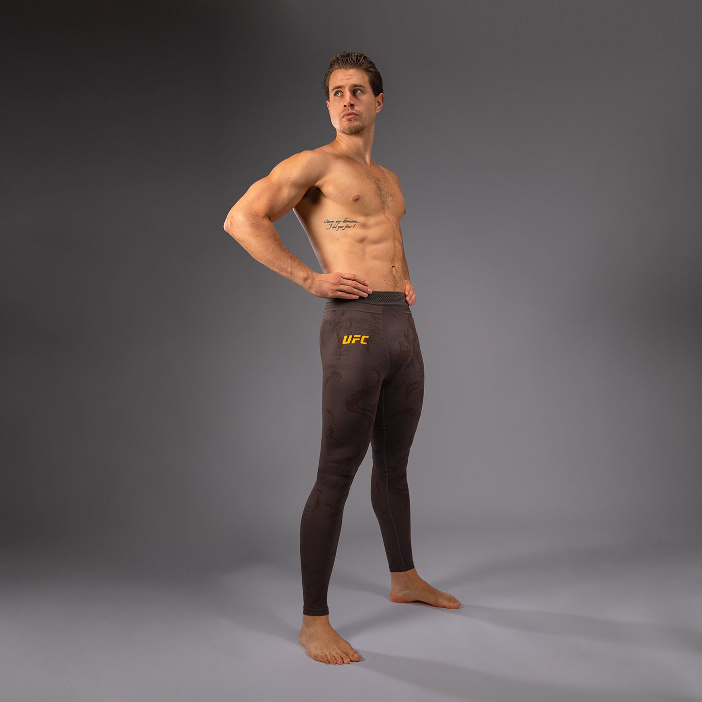UFC Fusion by Venum Fight Week Men’s Performance Tight - Earthen Brown